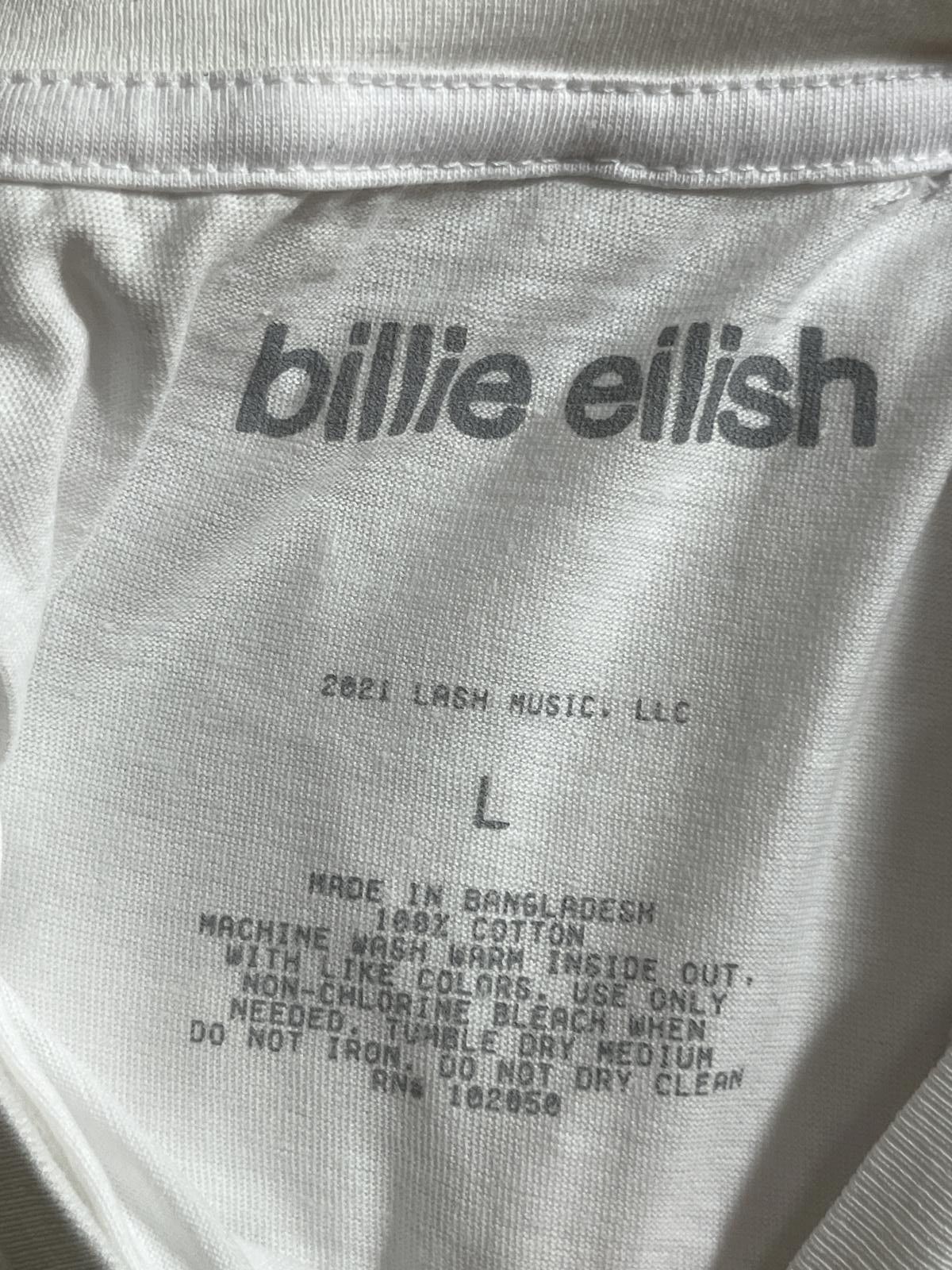 Designer T-shirt Billie Eilish Anime Coffee Shirt - L Size US L / EU 52-54 / 3 - 2 Thumbnail
