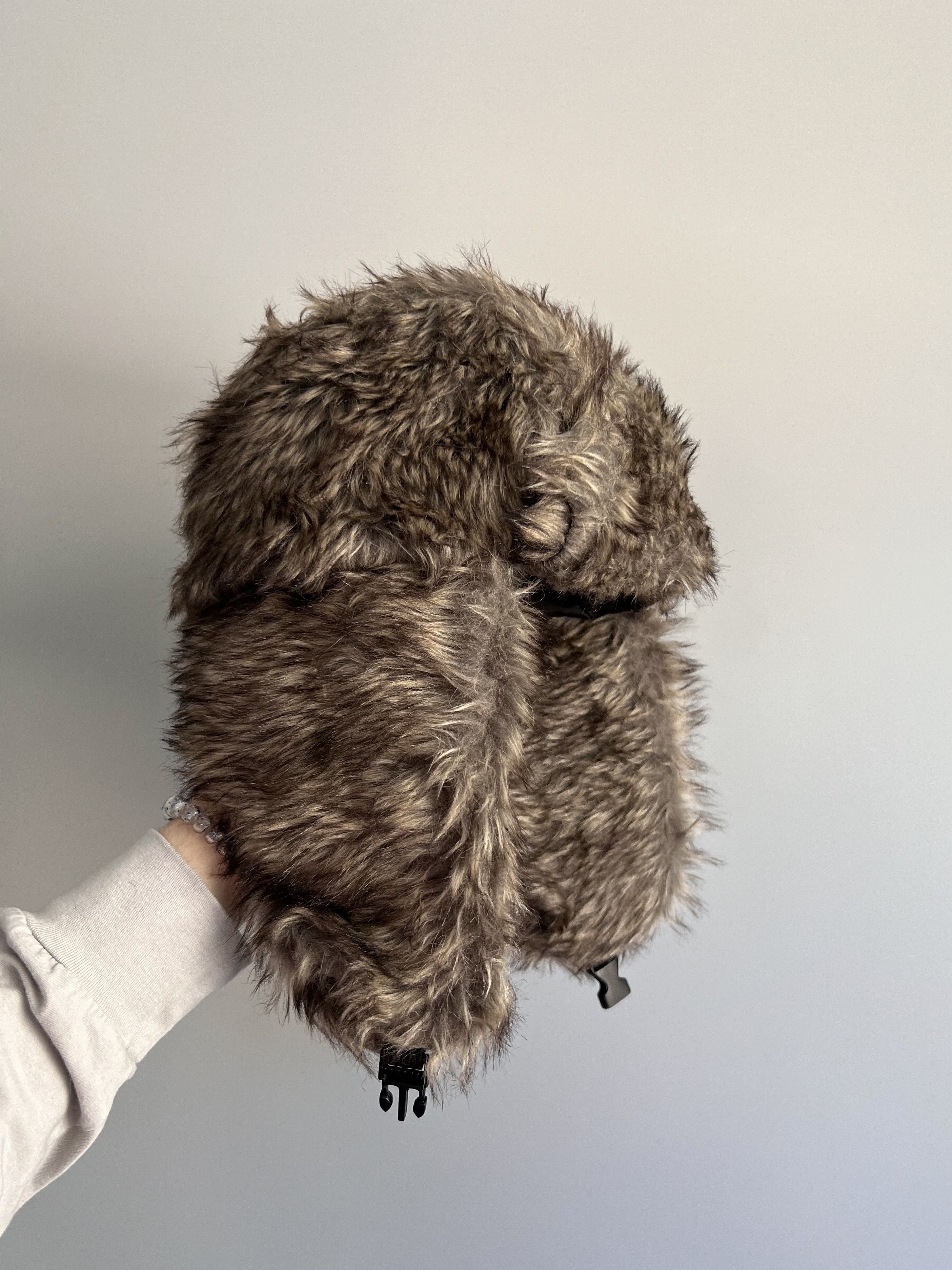 Other Vintage Y2k Mohair Fuzzy Hat Ushanka Punk Winter Size ONE SIZE - 3 Thumbnail
