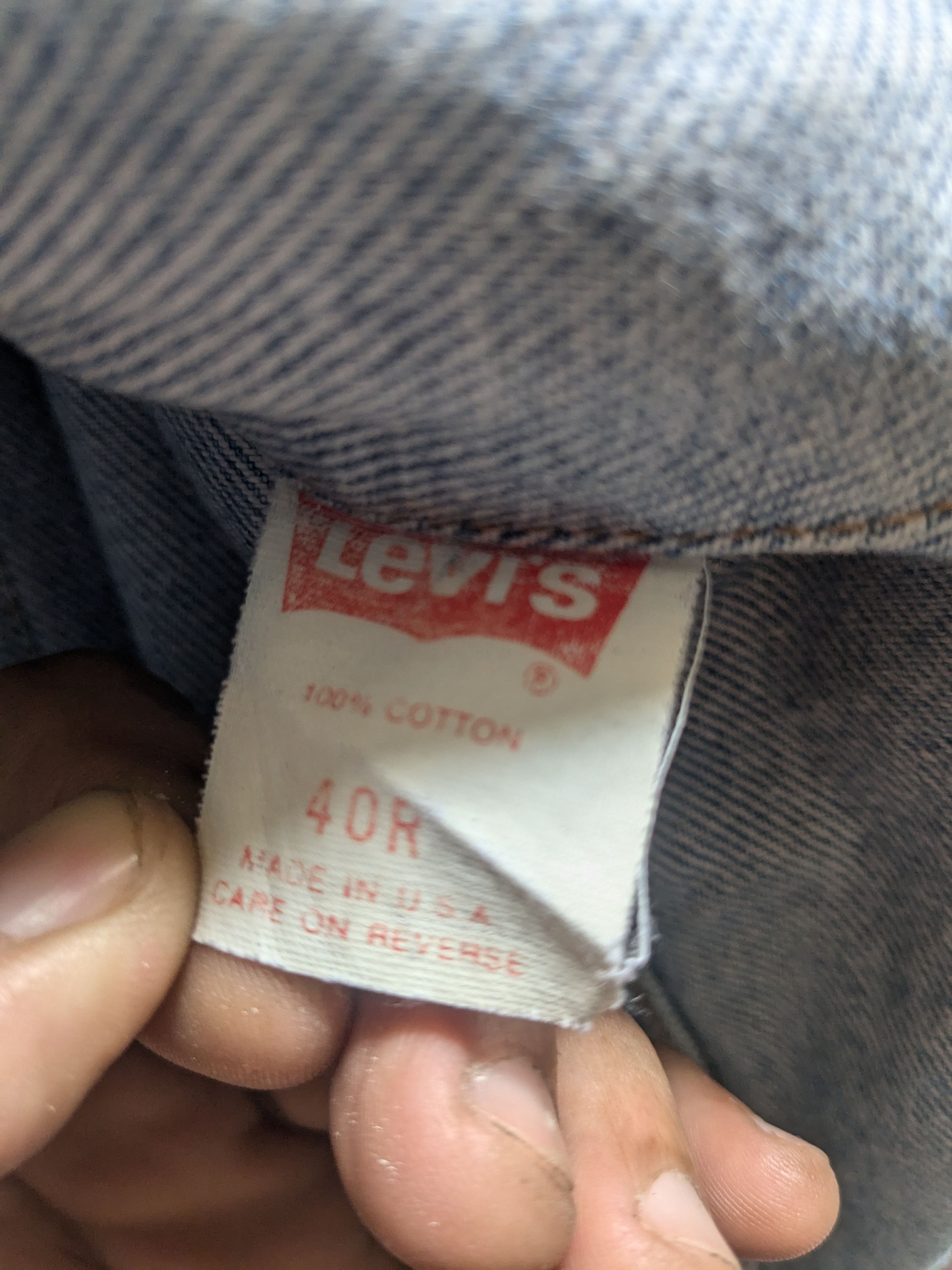 Levi's Vintage Clothing vintage Levis denim jacket made in USA late 80-early 90s Size US M / EU 48-50 / 2 - 2 Thumbnail