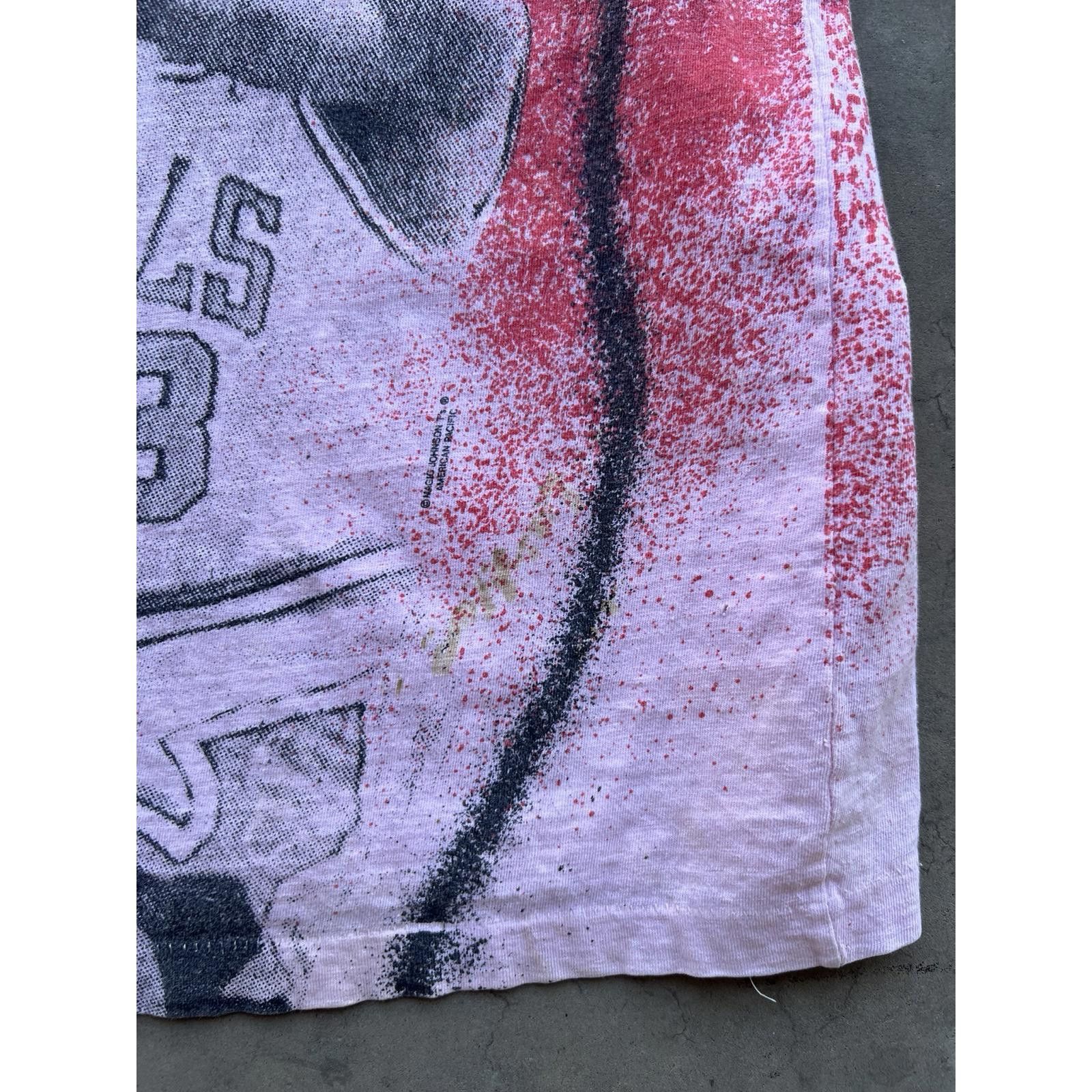 Designer 90s Micheal Jordan AOP Vintage Rare Size US L / EU 52-54 / 3 - 6 Thumbnail