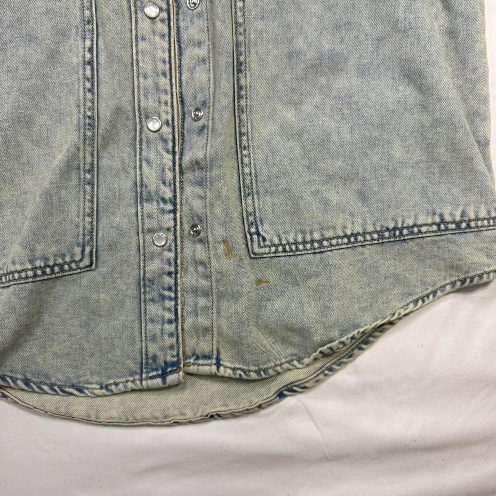& Other Stories Wild Fable oversized Western denim shirt - NWT - XXS Size XXS / US 00 / IT 34 - 4 Thumbnail