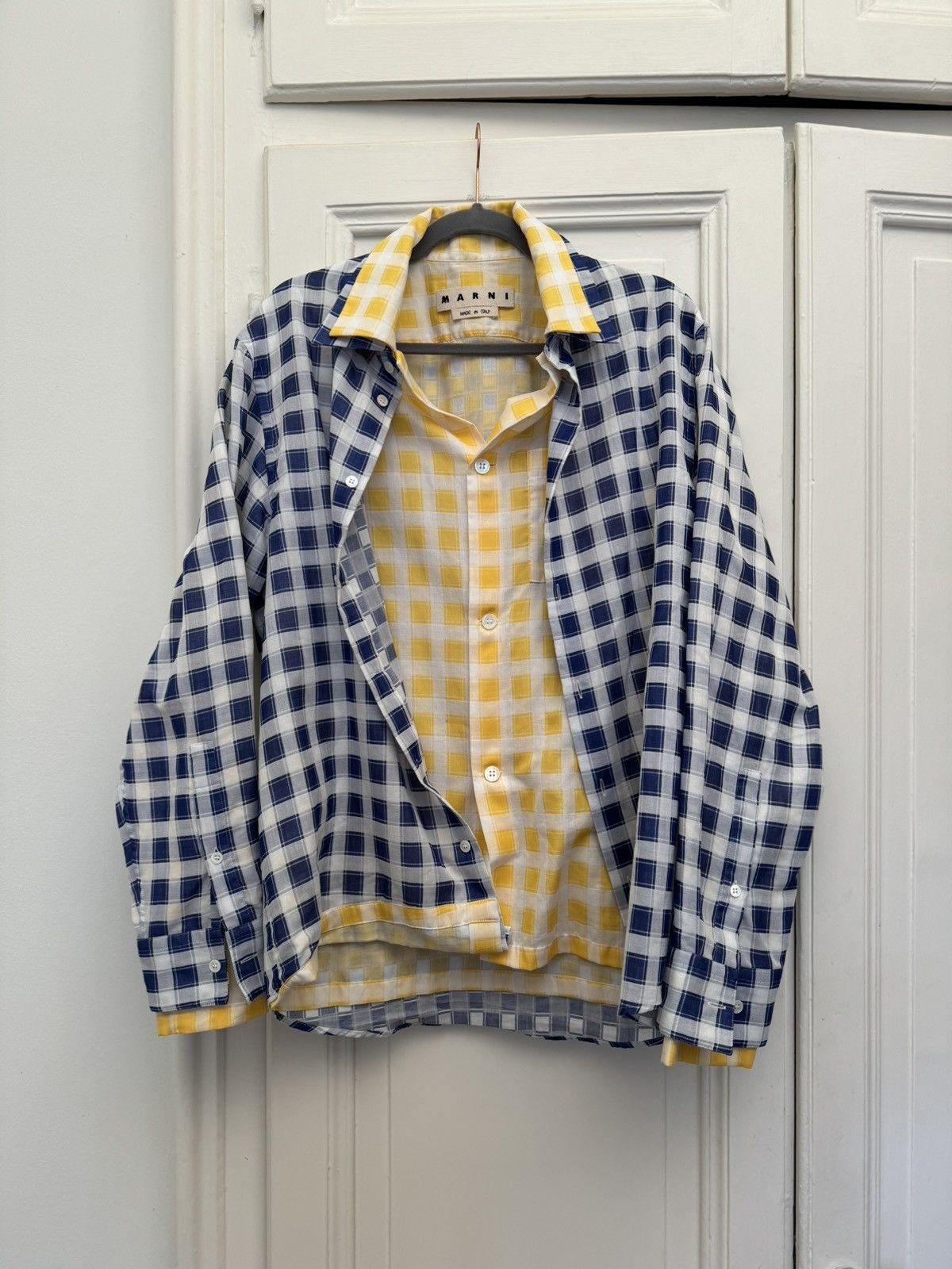 Marni MARNI double long sleeve shirt SS19 Size US M / EU 48-50 / 2 - 1 Thumbnail