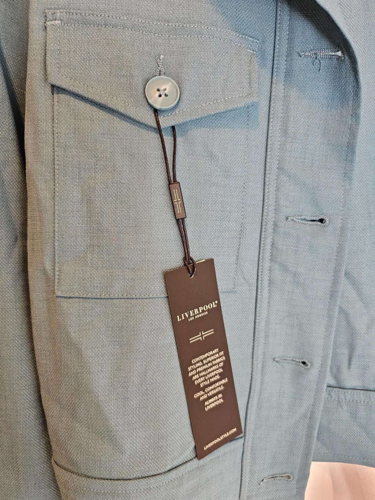 Designer NWT Liverpool Jacket Blue Size XS Designer Utility Size XS / US 0-2 / IT 36-38 - 8 Thumbnail