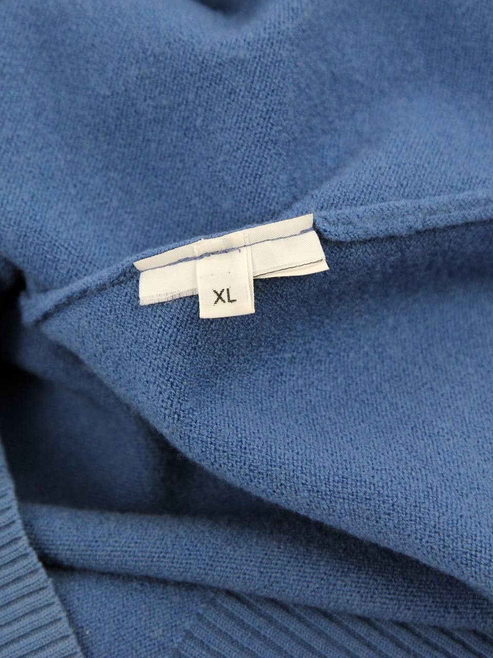 Stone Island STONE ISLAND Blue wool sweater Size US XL / EU 56 / 4 - 8 Thumbnail