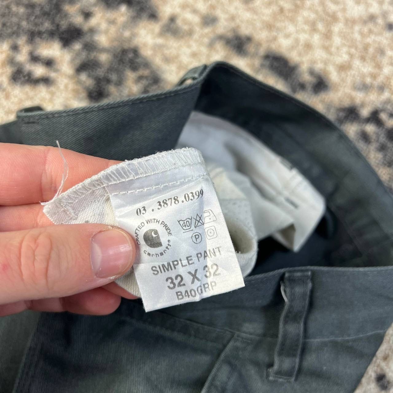 Carhartt Carhartt Vintage Y2K Distressed Style Simple Pants Size US 32 / EU 48 - 8 Thumbnail