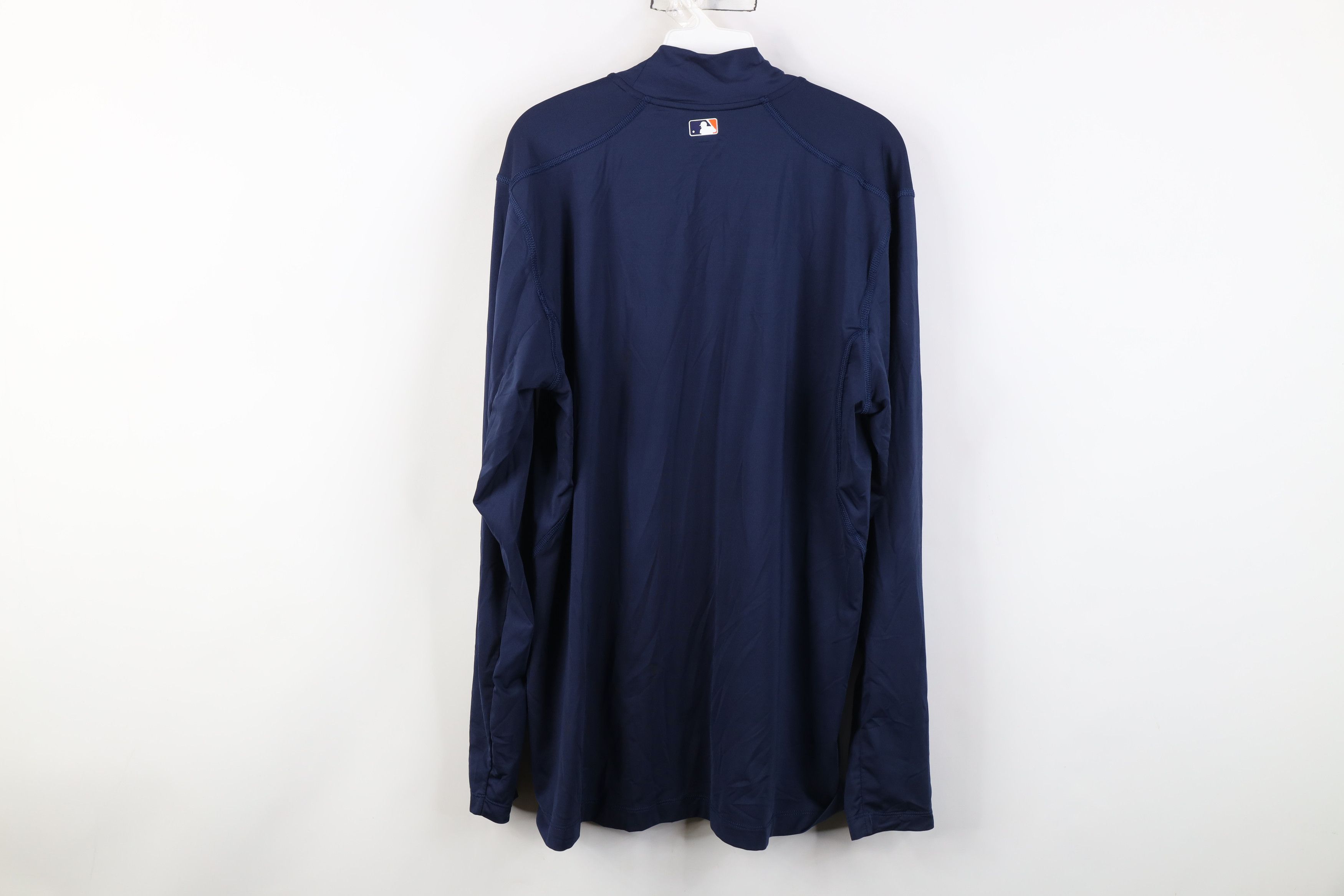 Nike Nike Detroit Tigers Baseball Mock Neck Compression T-Shirt Size US XL / EU 56 / 4 - 13 Thumbnail