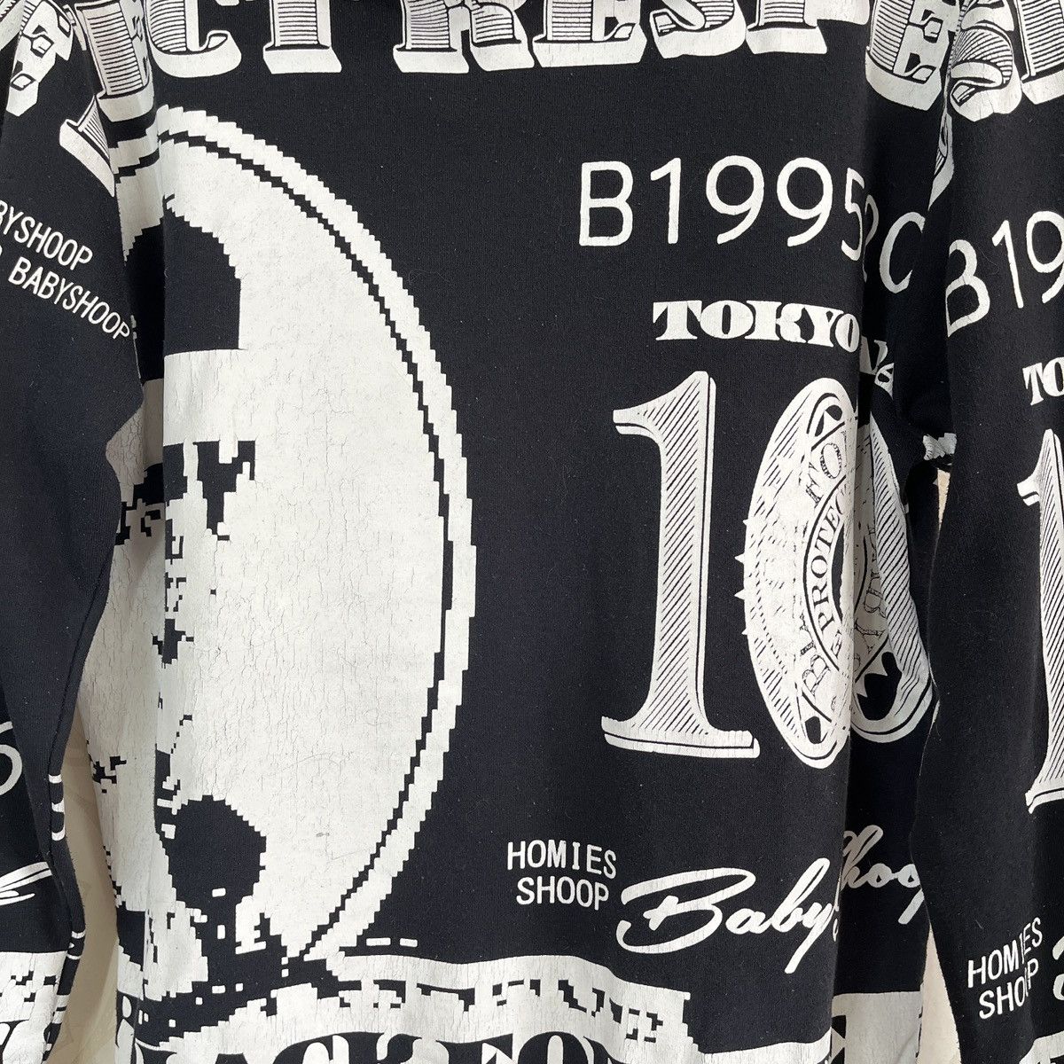 If Six Was Nine Wacko Maria Full Printed Dollar Tokyo Japan Hoodie Size US L / EU 52-54 / 3 - 9 Thumbnail