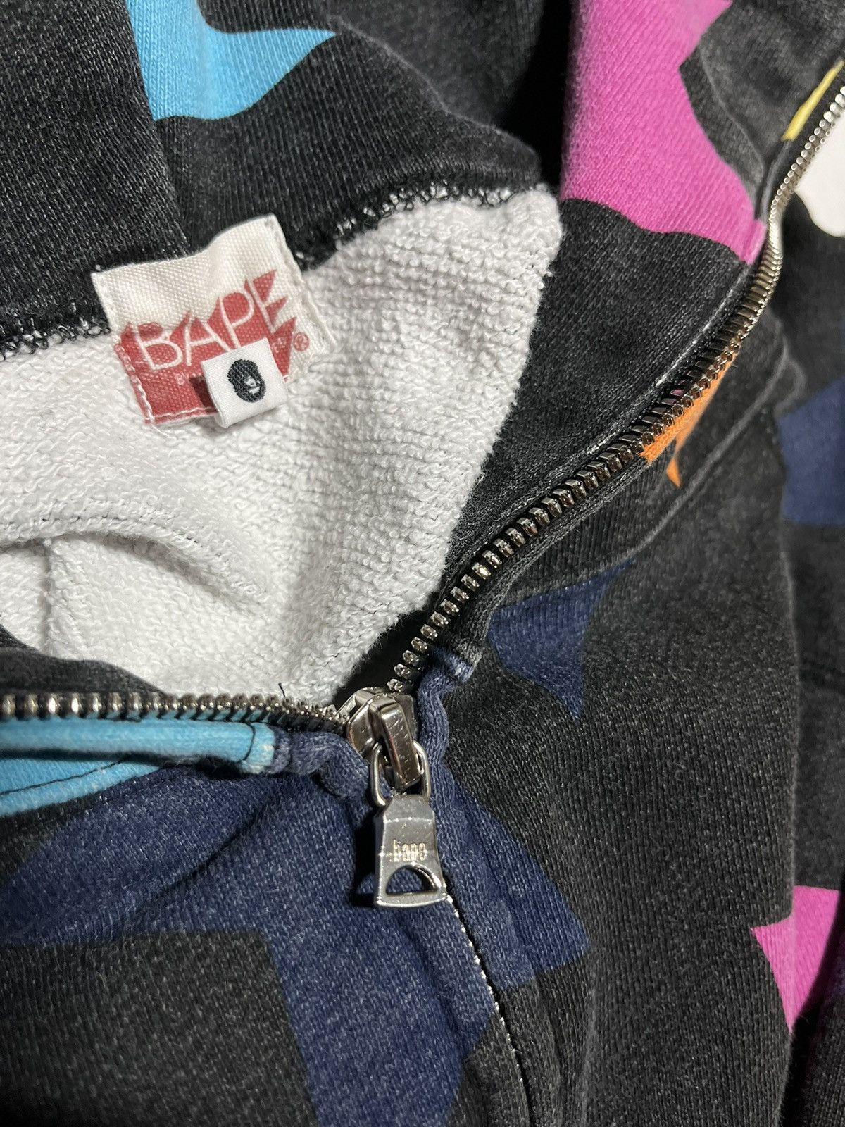 Bape × Nigo Sta Pattern Full Zip Hoodie Size US S / EU 44-46 / 1 - 8 Thumbnail