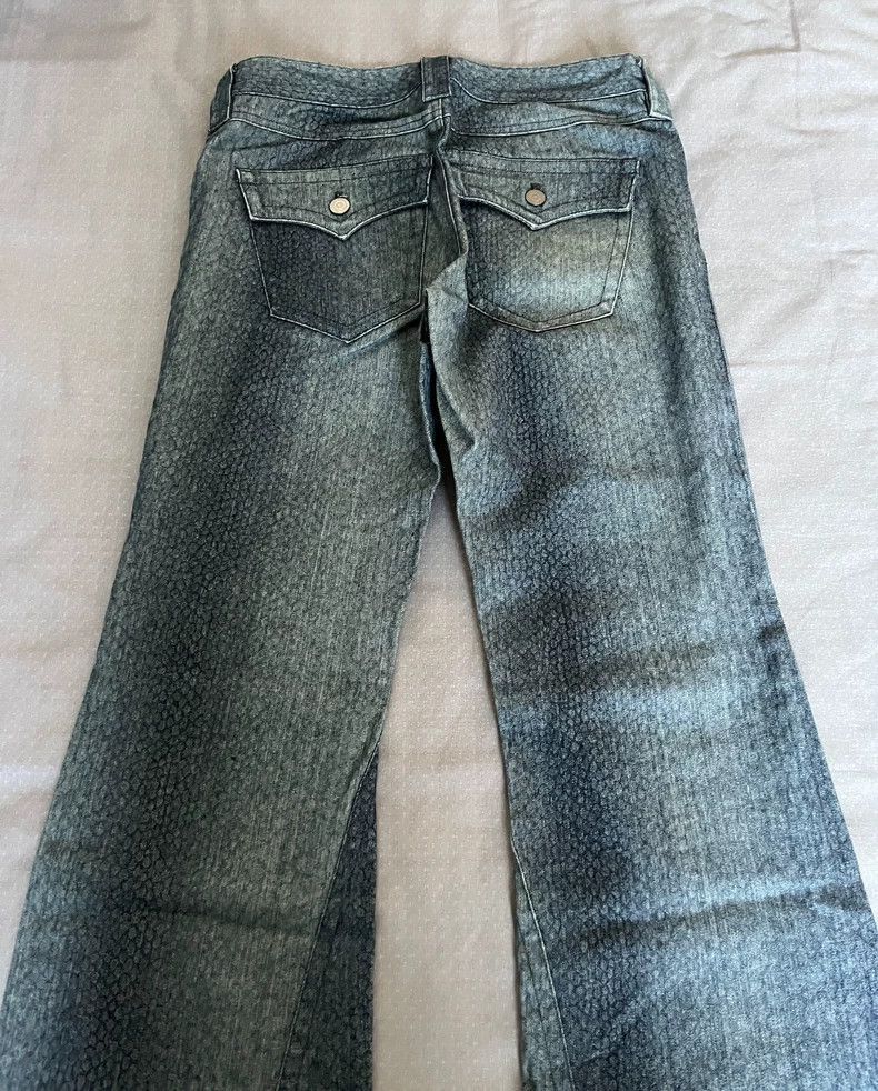 Yohji Yamamoto Vintage Tornado Mart Denim Pants with Snake Print-2506 Size 28" / US 6 / IT 42 - 7 Thumbnail