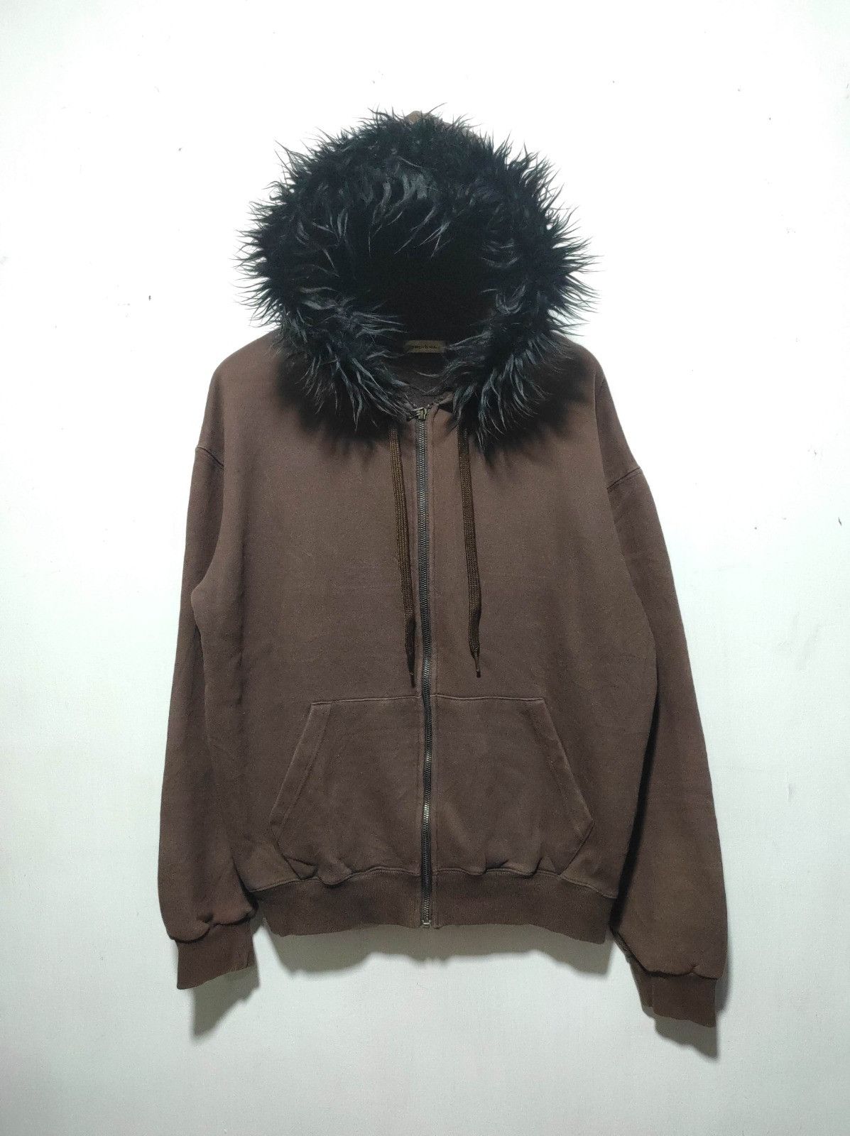 Japanese Brand From Girls made boxy zip fur hoodie LGB ifsix style Size US L / EU 52-54 / 3 - 2 Thumbnail