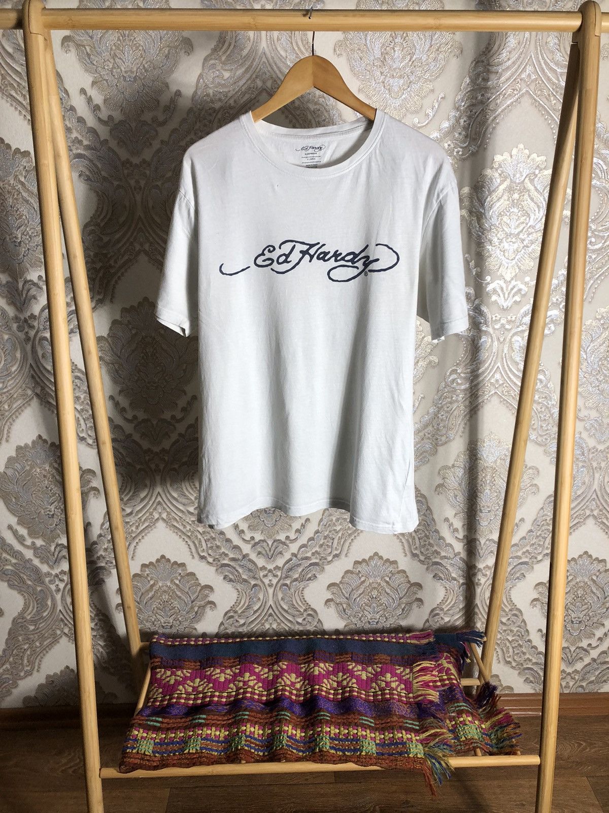 Ed Hardy VINTAGE EX HARDY BY CHRISTIAN AUDIGIER JAPAN STYLE Y2K 90s Size US XL / EU 56 / 4 - 1 Thumbnail