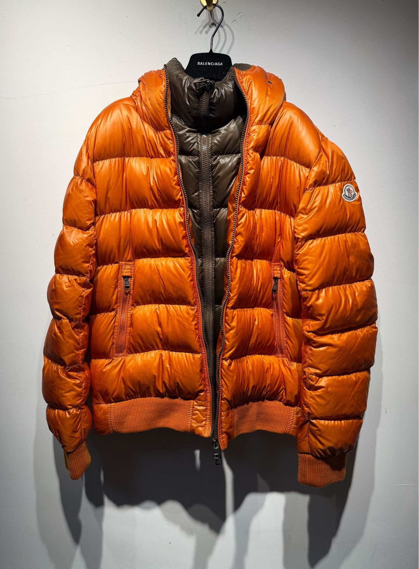 Moncler Moncler Down Orange Heavy Coat 4 Men Size US XS / EU 42 / 0 - 1 Thumbnail
