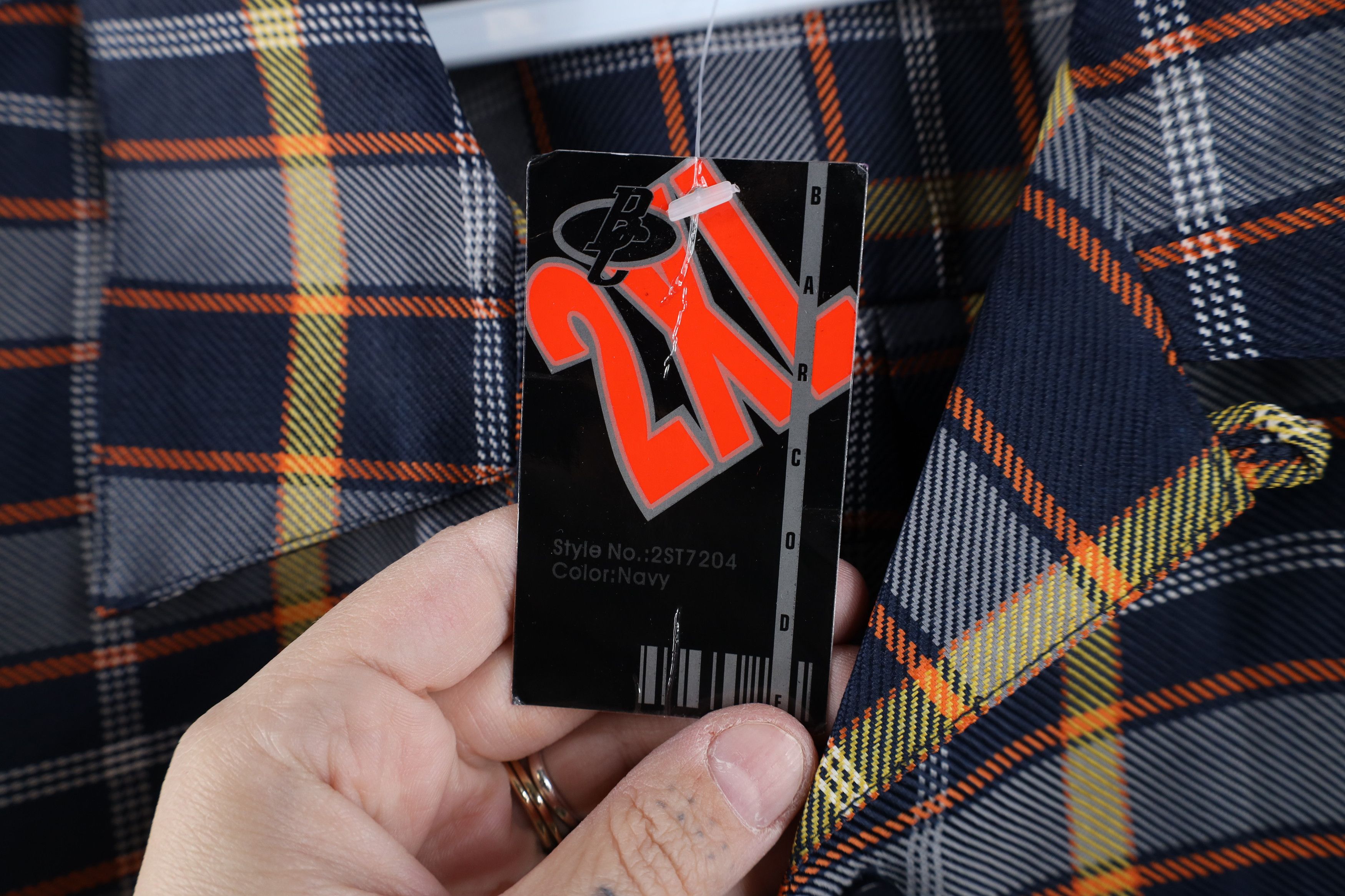 Vintage Deadstock Vintage Y2K Streetwear Baggy Button Shirt Plaid Size US XXL / EU 58 / 5 - 9 Thumbnail