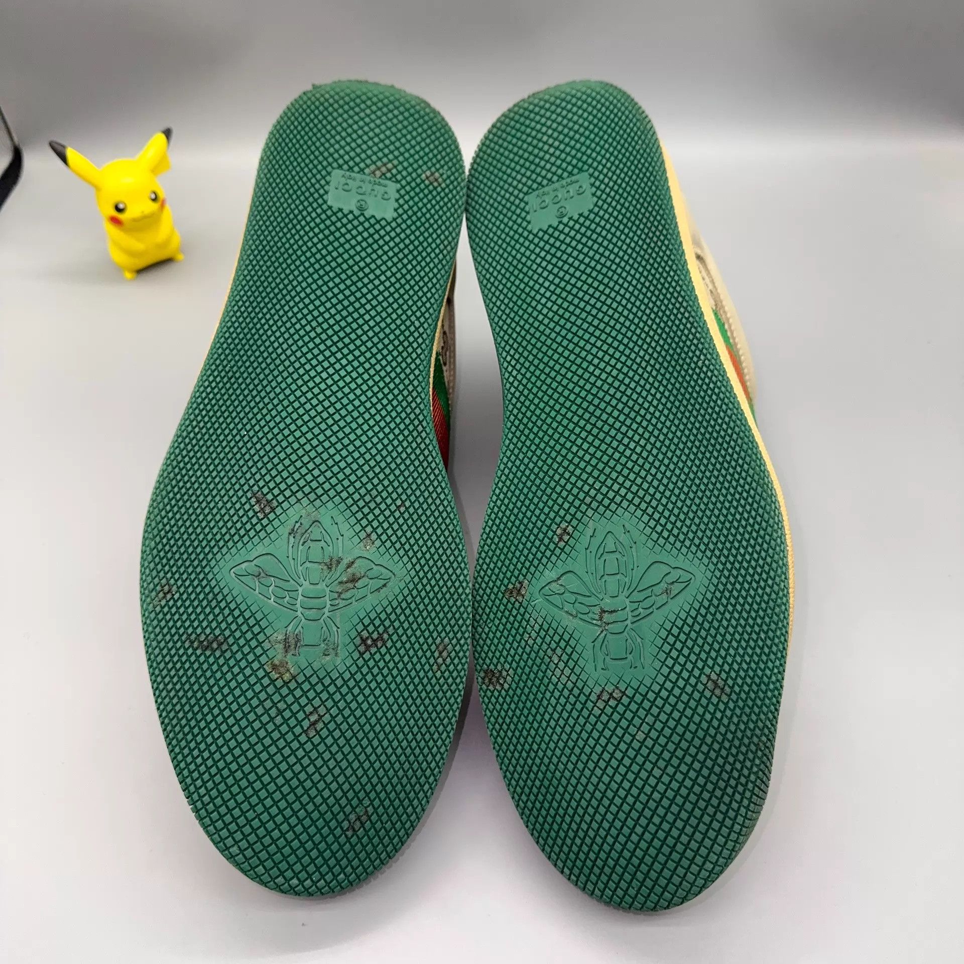 Gucci GUCCI Screener GG Enamel Green Sneaker Size US 10.5 / EU 43-44 - 4 Thumbnail