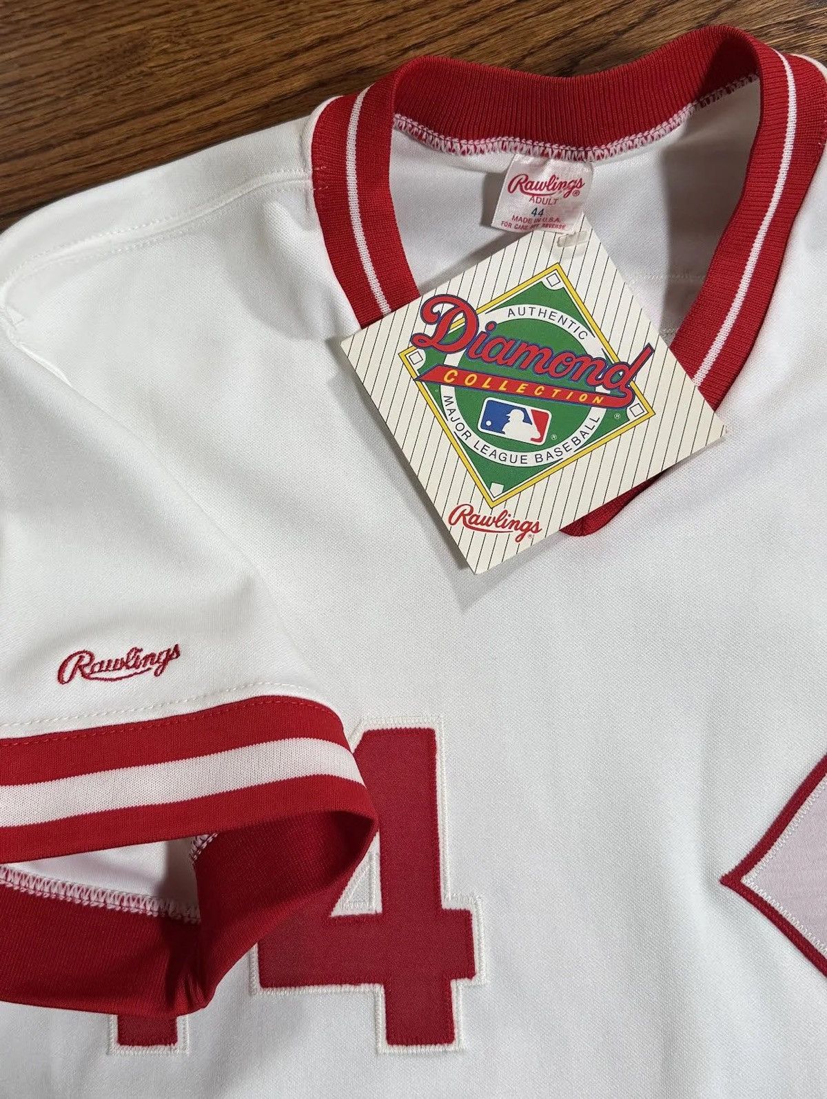 Vintage Vintage Rawlings Cincinnati Reds Pete Rose Home Jersey Size US L / EU 52-54 / 3 - 5 Thumbnail
