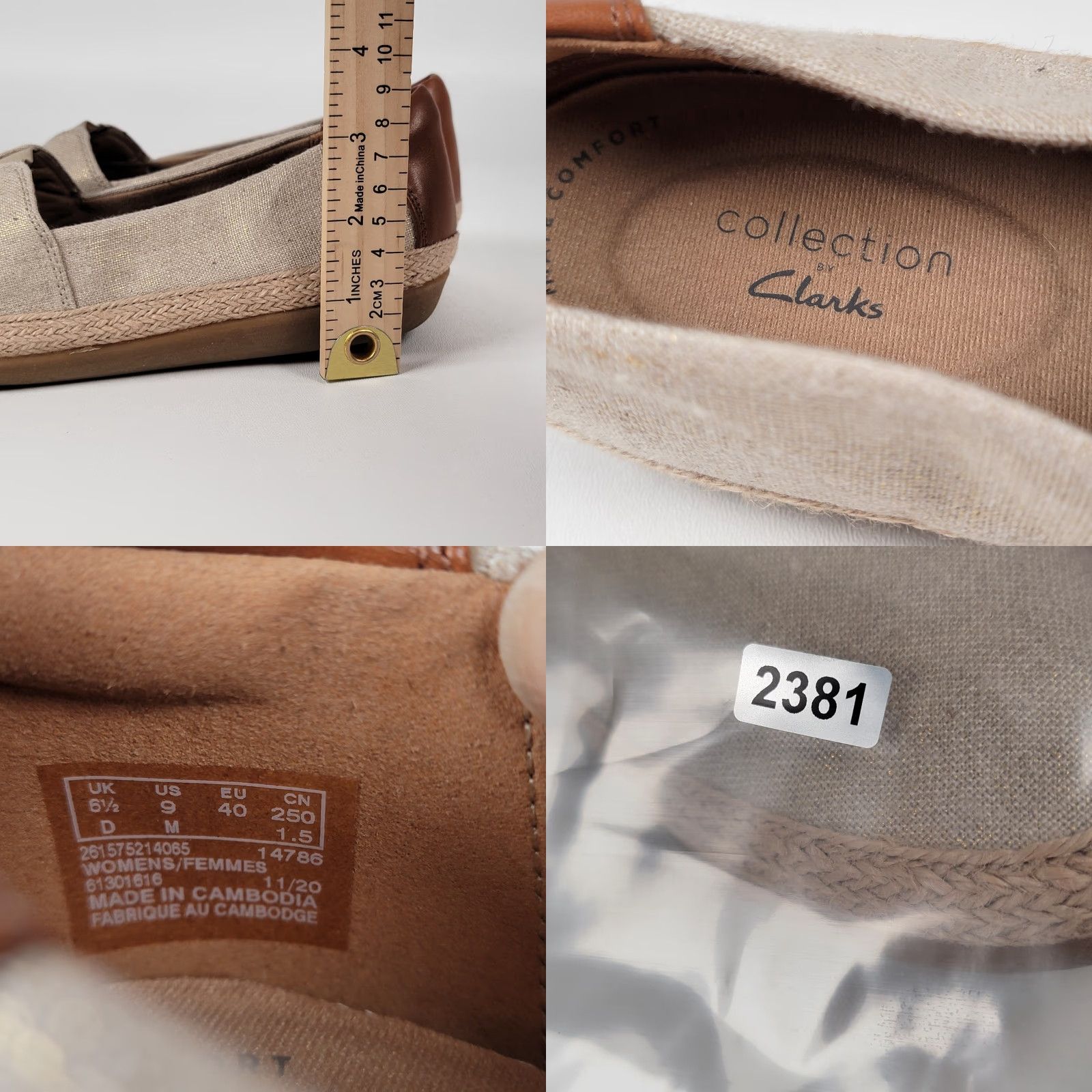 Clarks Clarks Brown Women's Casual Comfort Loafers Size 9 Size US 9 / IT 39 - 8 Thumbnail