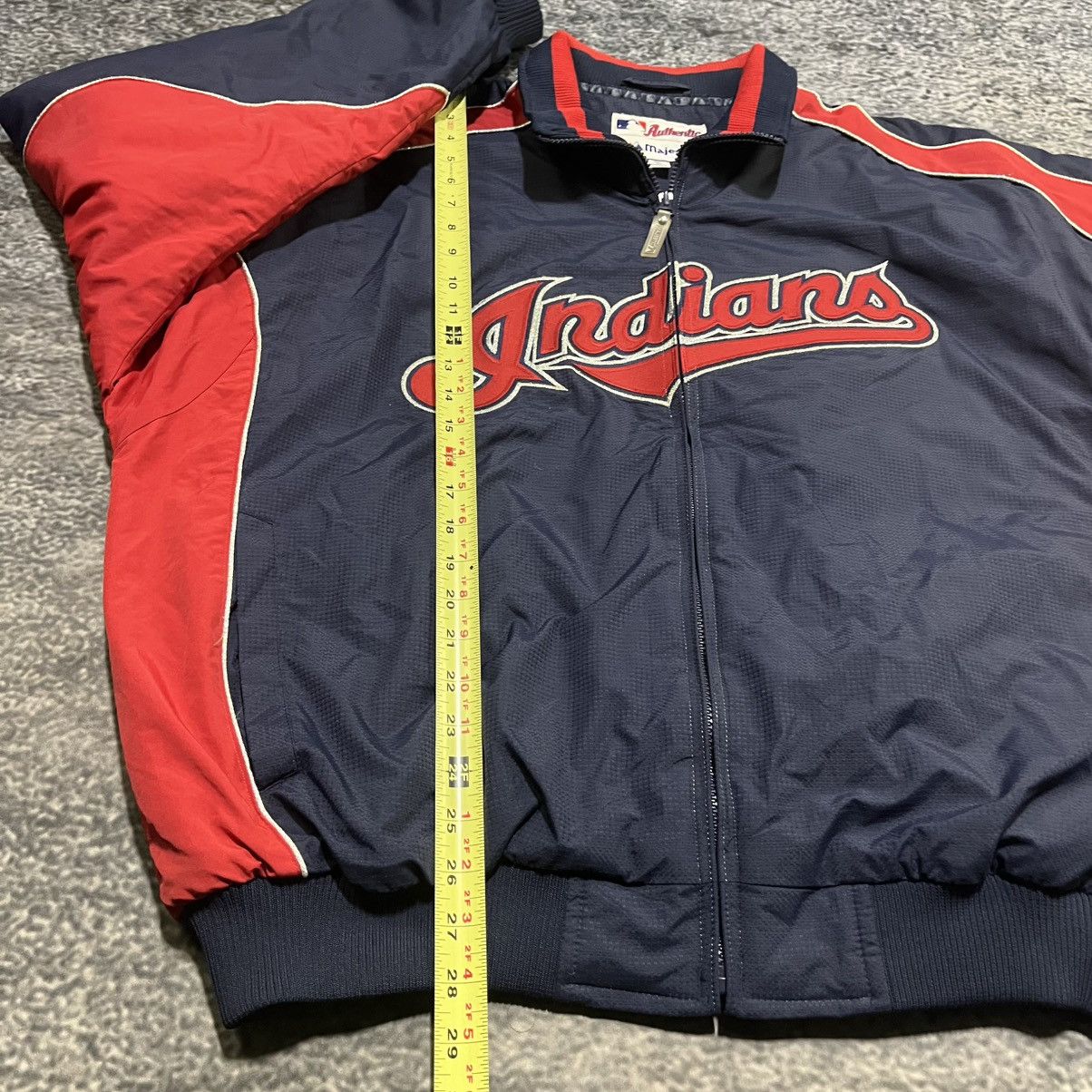 Majestic Vintage Cleveland Indians Majestic MLB Full Zip Jacket XL Size US XL / EU 56 / 4 - 13 Thumbnail