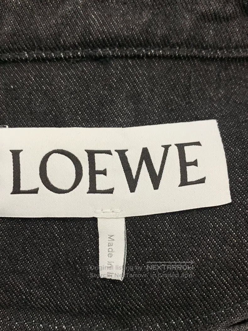 Loewe Loewe Classic style black and gray washed denim jacket Size XS / US 0-2 / IT 36-38 - 4 Thumbnail