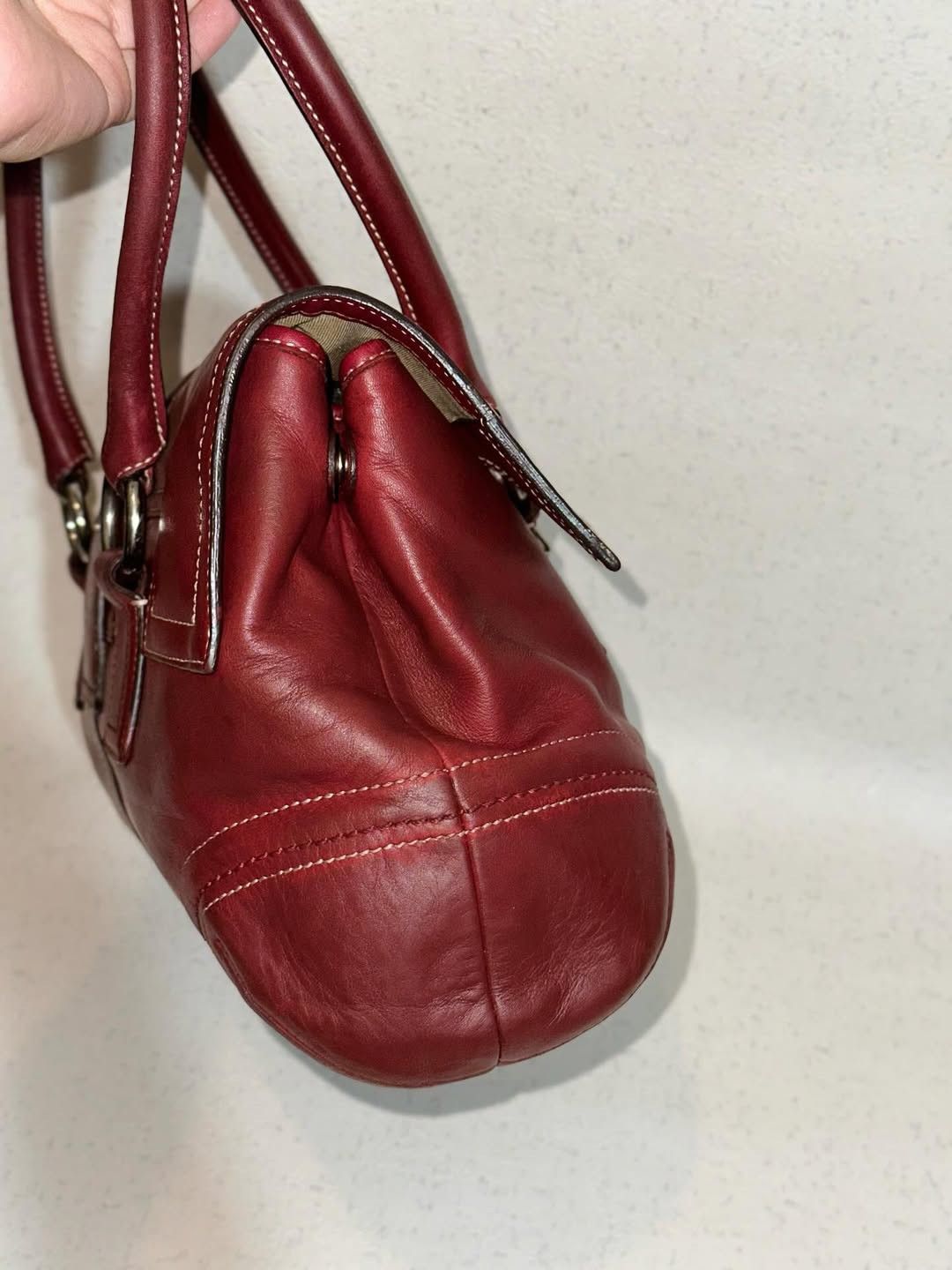 Coach Coach Shoulder bag burgundy leather Size ONE SIZE - 7 Thumbnail