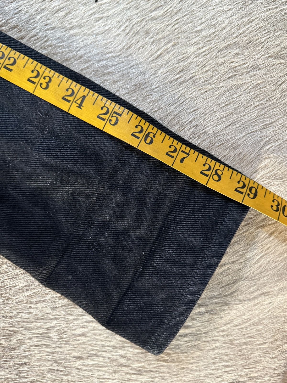 Helmut Lang Vintage 1999 Helmut Lang Black Denim Jacket Sz 42 Waxed Worn Size US XS / EU 42 / 0 - 14 Thumbnail
