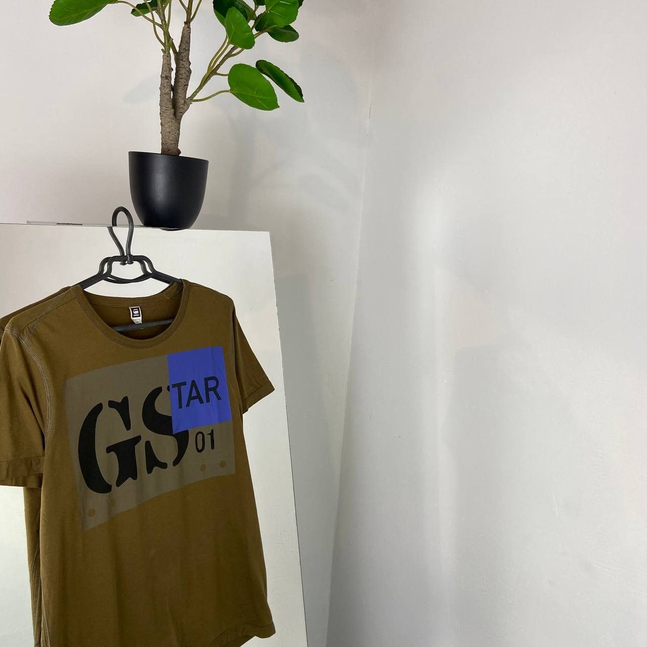 G-Star G-Star Raw Big Logo Vintage T-Shirt Brown Size US M / EU 48-50 / 2 - 1 Thumbnail