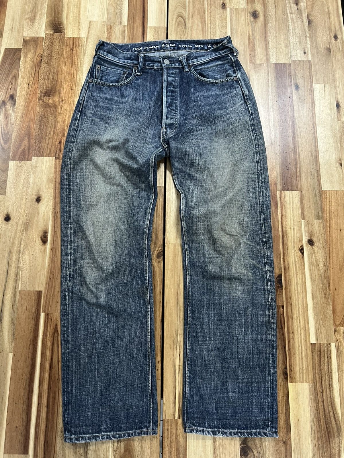 45rpm Vintage 45RPM Selvedge Denim Jeans Size US 30 / EU 46 - 1 Thumbnail