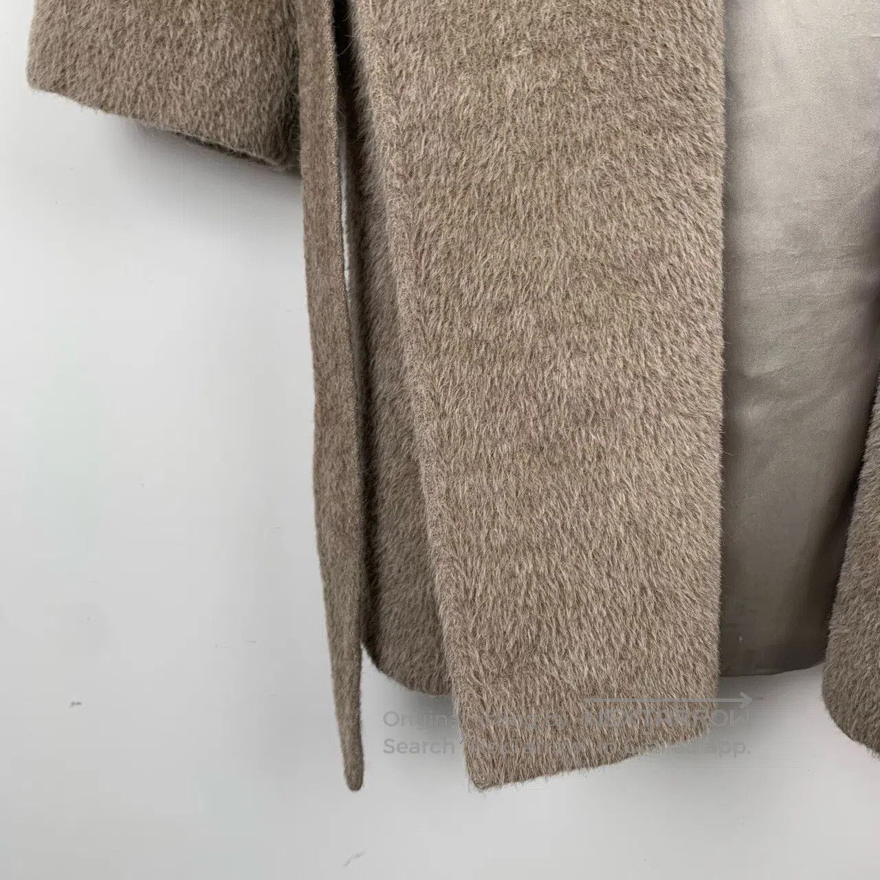 Max Mara Max Mara Caramel Alpaca and Wool Blended Hooded Belted Ove Size S / US 4 / IT 40 - 4 Thumbnail