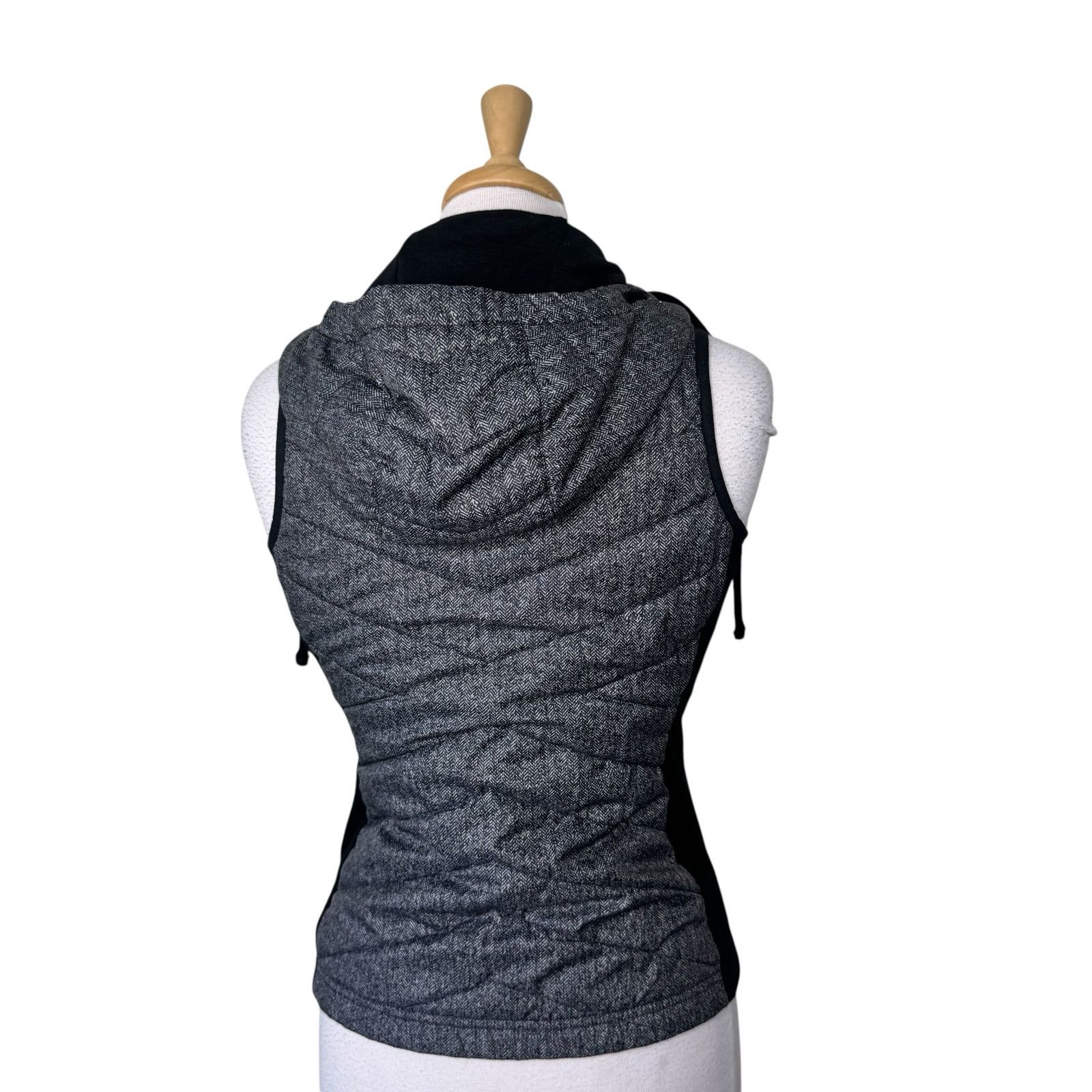 Smartwool SMARTWOOL Merino Wool Double Propulsion Hooded Gray Vest Size XS / US 0-2 / IT 36-38 - 2 Thumbnail