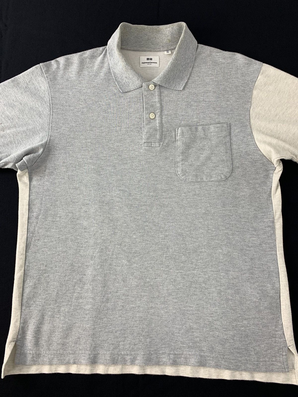 Engineered Garments Engineering Garment 2 Tone Plain Single Pocket Polo Tee Size US L / EU 52-54 / 3 - 3 Thumbnail