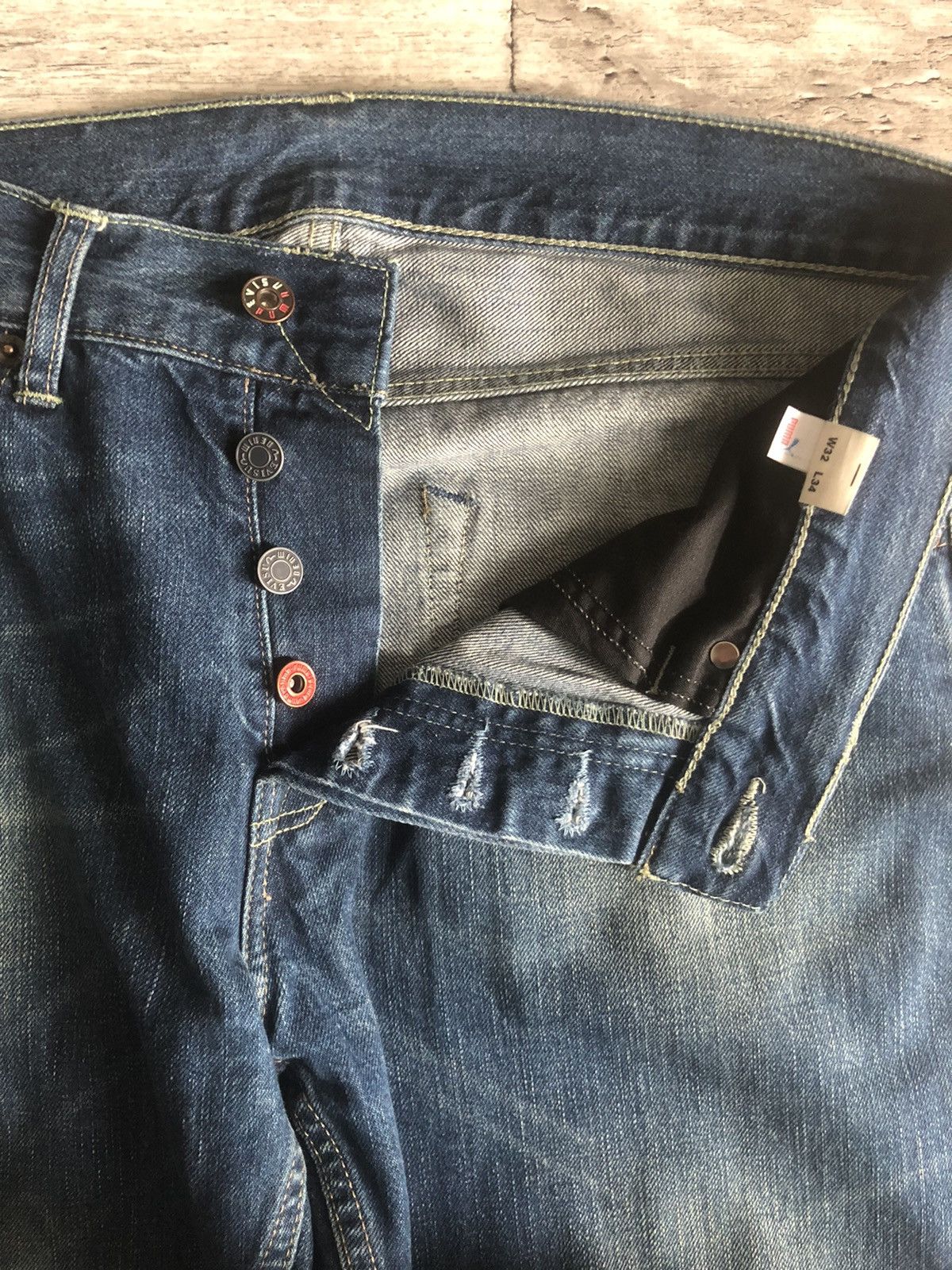 Evisu × Puma Sick Evisu x Puma denim blue jeans mint seagull Size US 32 / EU 48 - 9 Thumbnail