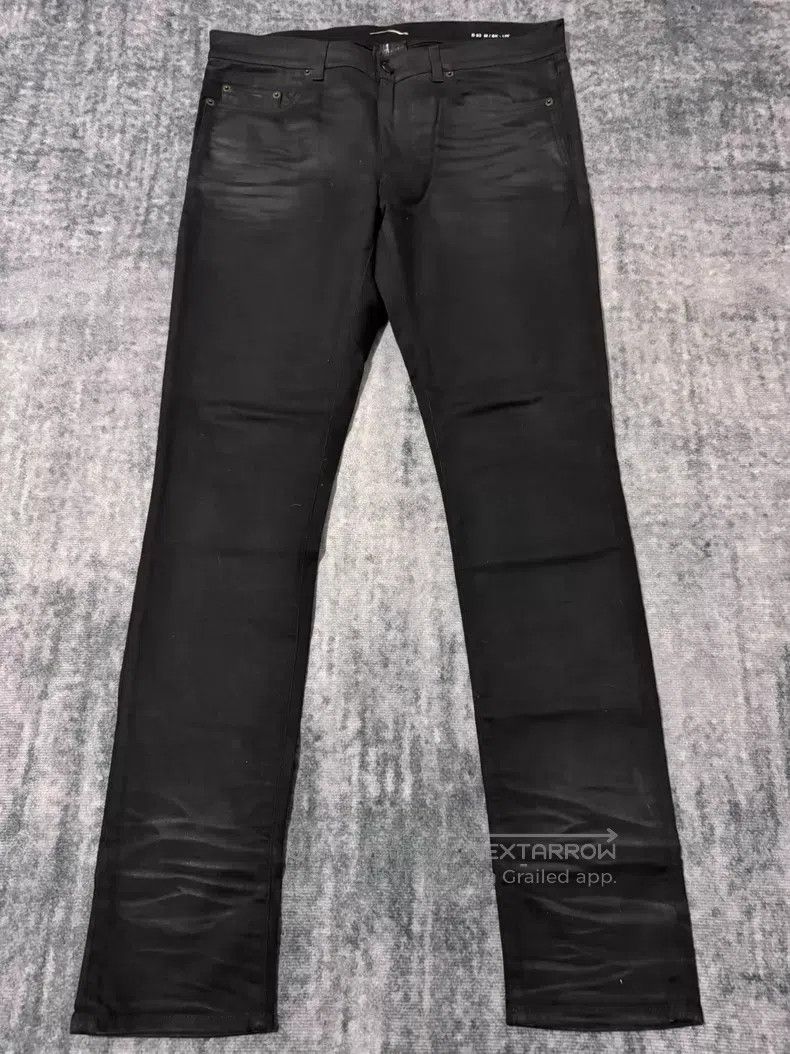 Saint Laurent Paris Saint Laurent Paris Cat Claw Coated Wax Finished Basic Den Size US 33 - 1 Thumbnail