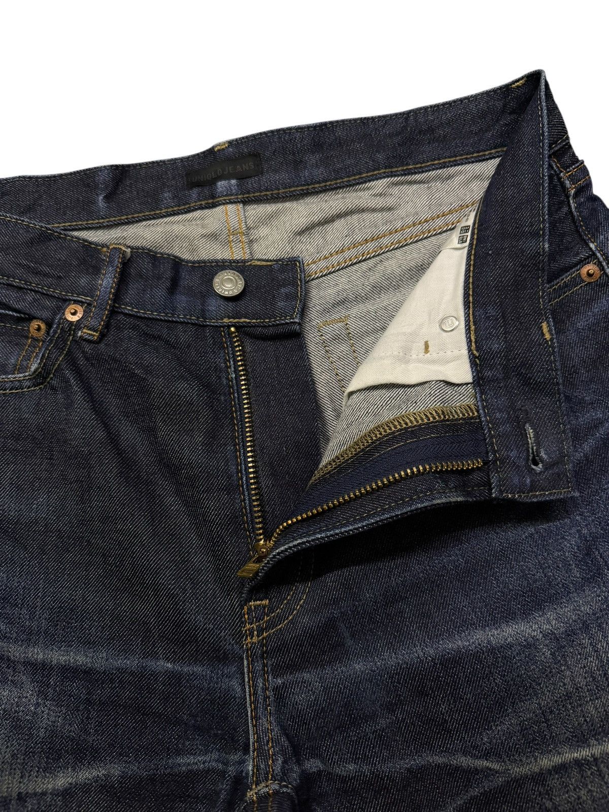 Uniqlo Vintage Uniqlo Jeans Selvedge Denim Japan | Vintage Fade W30 Size US 30 / EU 46 - 10 Thumbnail