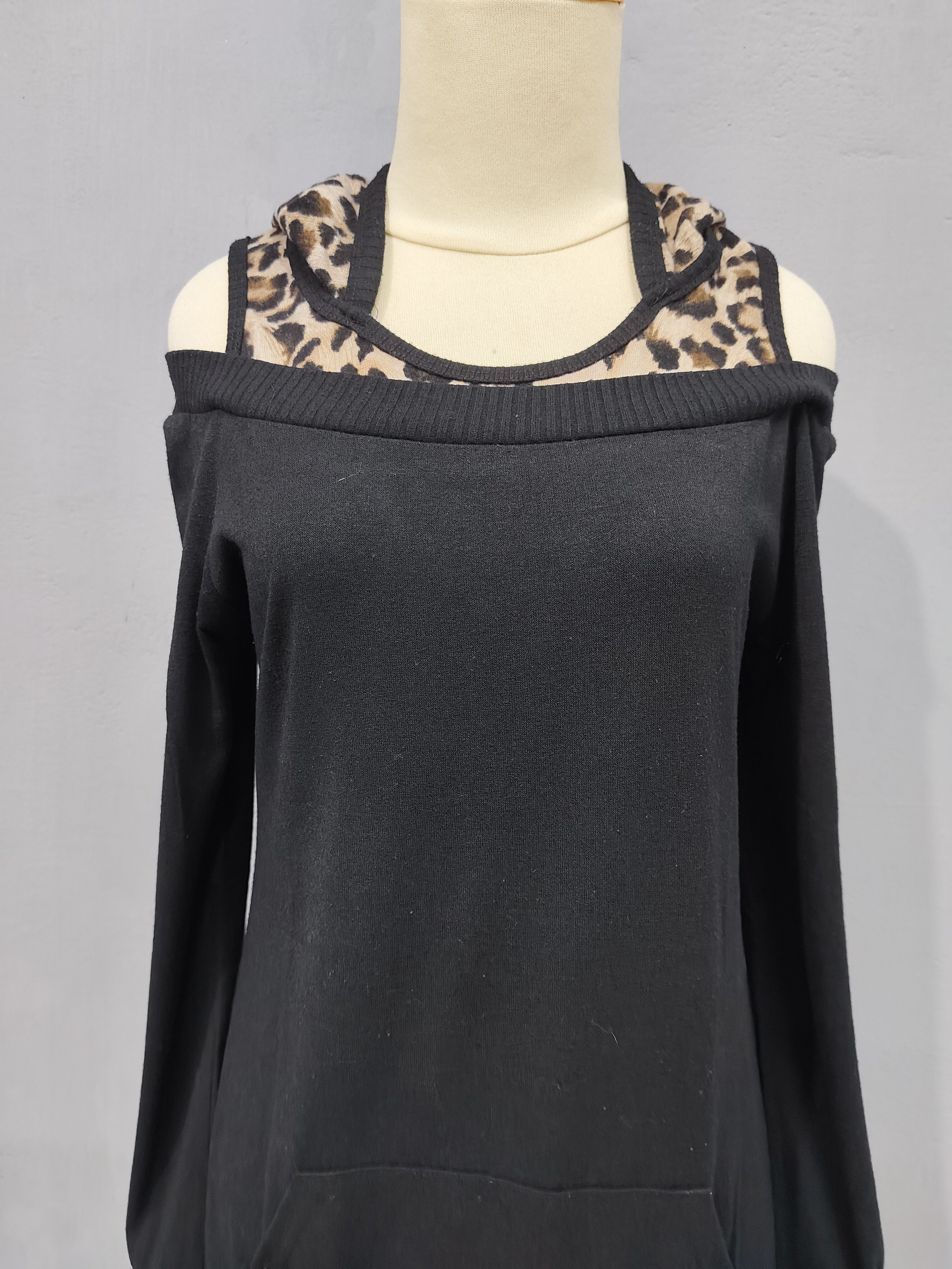 If Six Was Nine Flower Circle🇯🇵Punk Rock Gothic Off Shoulder Hoodie Size M / US 6-8 / IT 42-44 - 3 Thumbnail