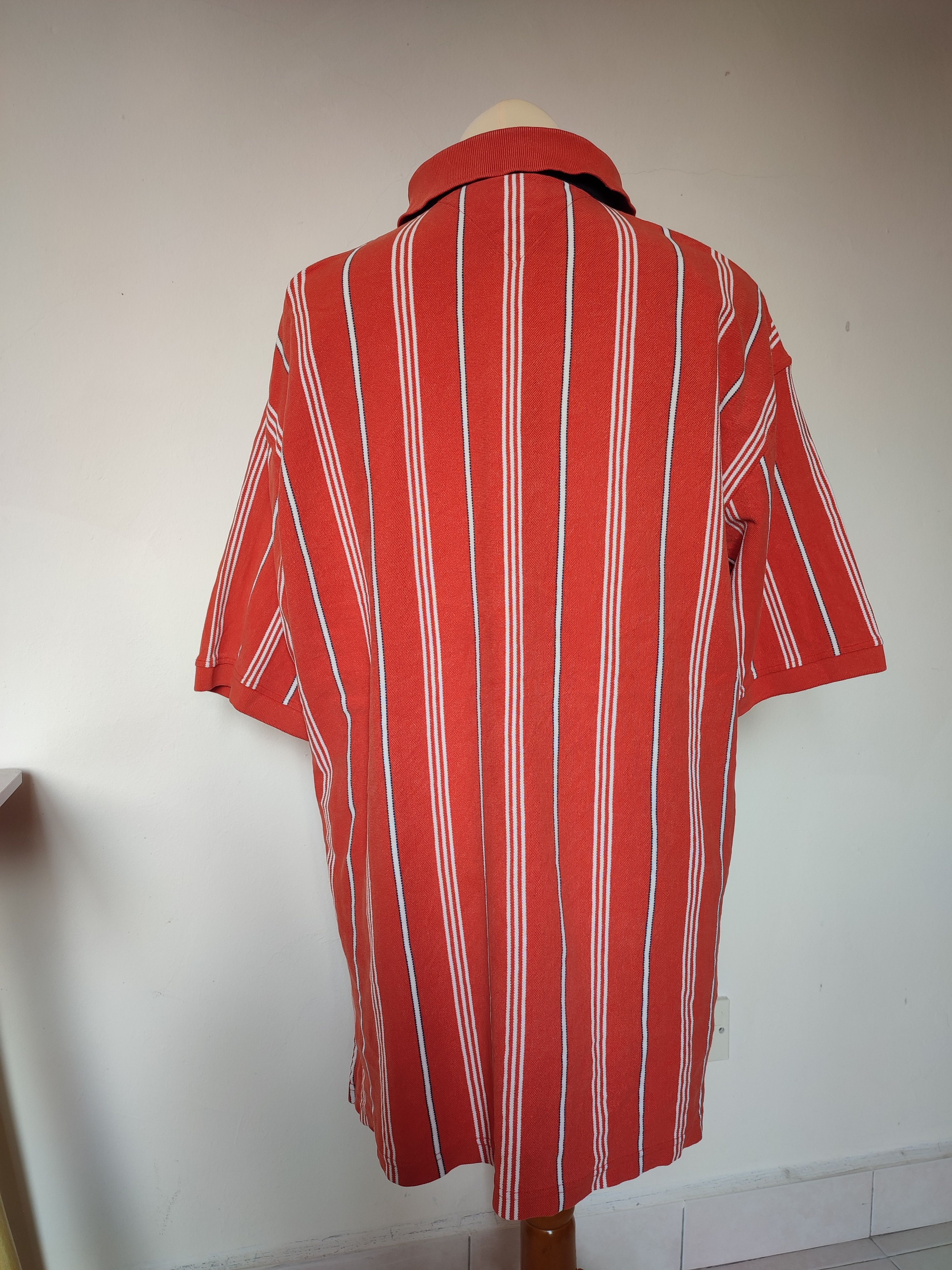 Tommy Hilfiger 💥Y2K💥 Tommy Hilfiger Stripe Polo Shirt Size US XXL / EU 58 / 5 - 7 Thumbnail