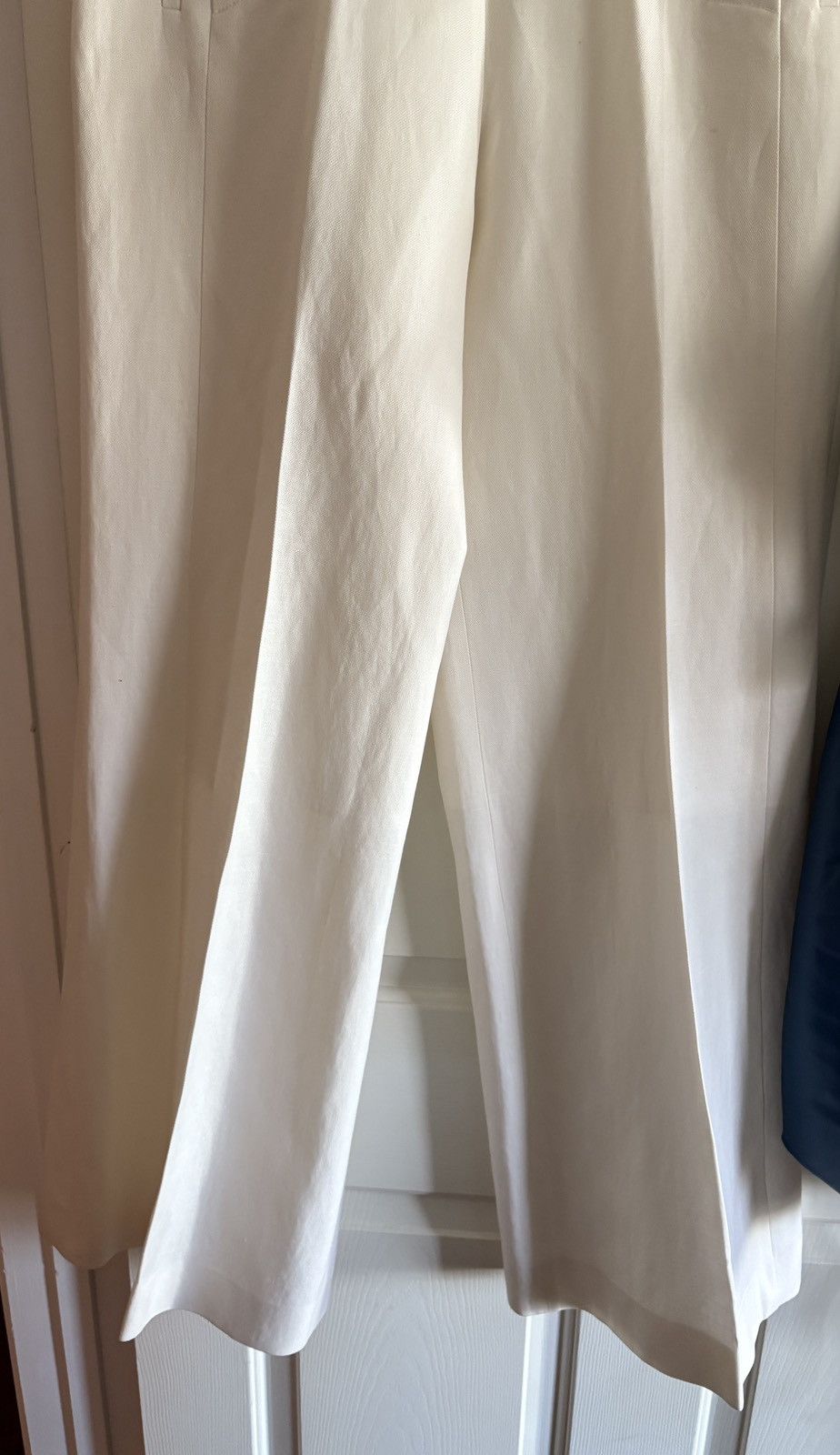 Chloe Chloé Cropped Wool Linen Blend Flared Palazzo Wide Leg Pant Size 28" / US 6 / IT 42 - 9 Thumbnail