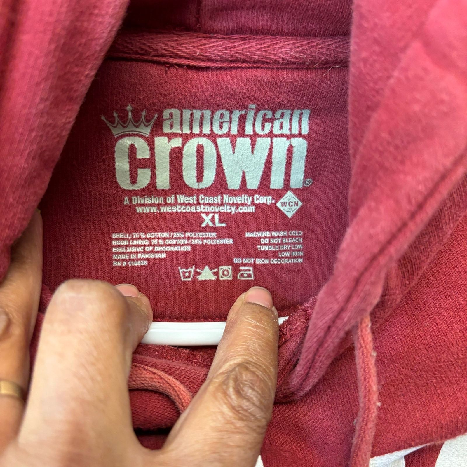 Other Fresno California Hoodie Sweatshirt Mens XL American Crown Size US XL / EU 56 / 4 - 7 Thumbnail