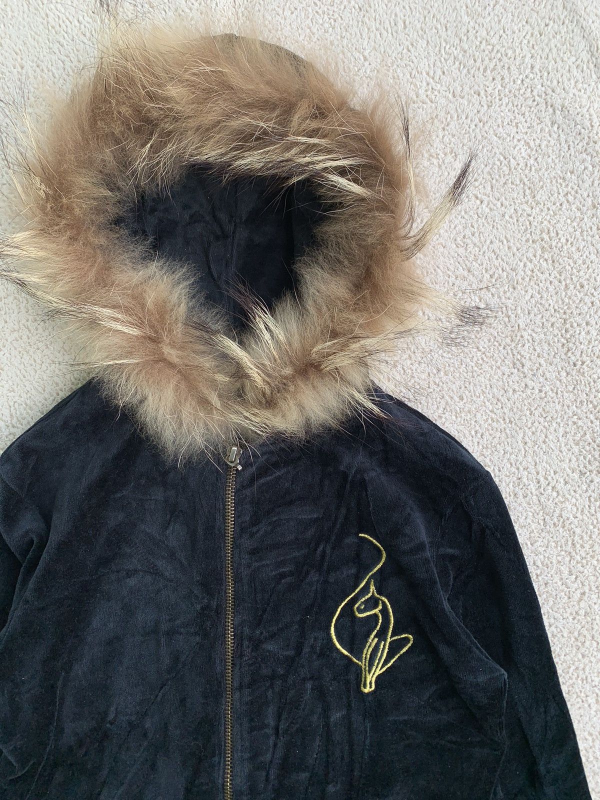 If Six Was Nine × Japanese Brand × Le Grande Bleu (L.G.B.) Baby Phat Fur Hoodie IfSixWasNine LGB style Size S / US 4 / IT 40 - 5 Thumbnail