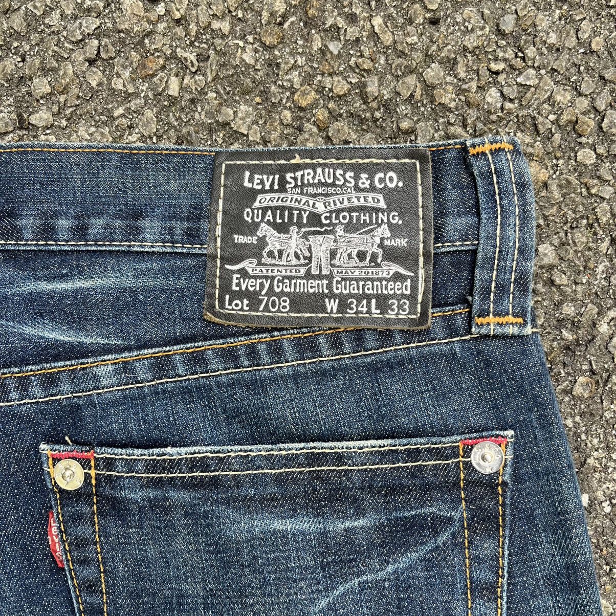 Hysteric Glamour Distressed Jeans Levis 708 Flare Paint Lowrise Denim Bootcut Size US 34 / EU 50 - 14 Thumbnail