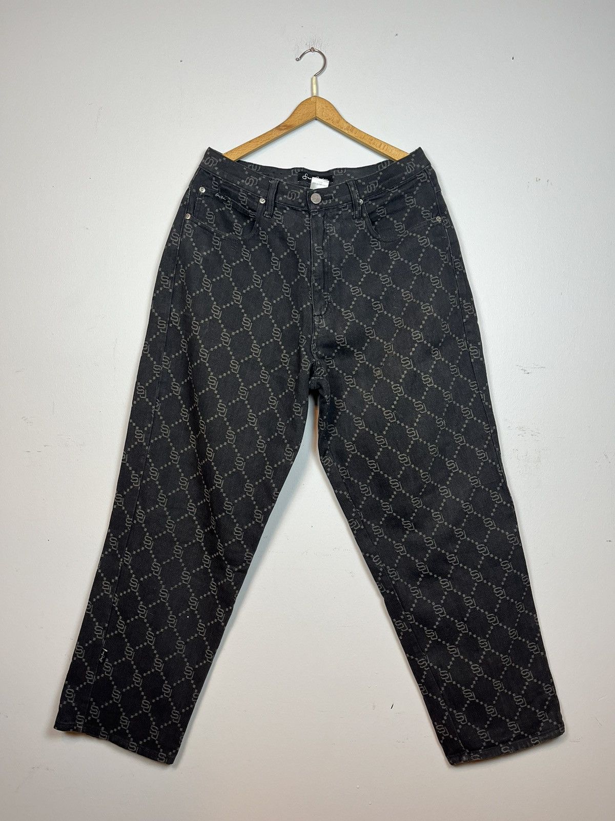 Japanese Brand Sean John Gucci Monogram denim Size US 32 / EU 48 - 1 Thumbnail