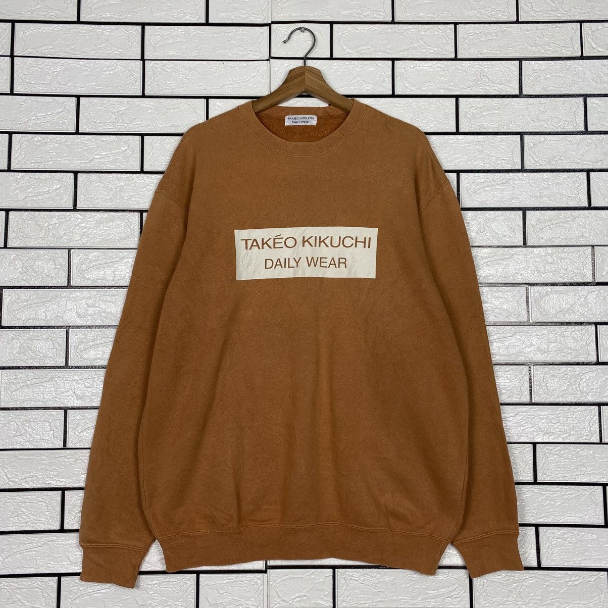 Japanese Brand 📌Vintage Sweatshirt Takeo Kikuchi Issey Miyake Size US M / EU 48-50 / 2 - 2 Thumbnail