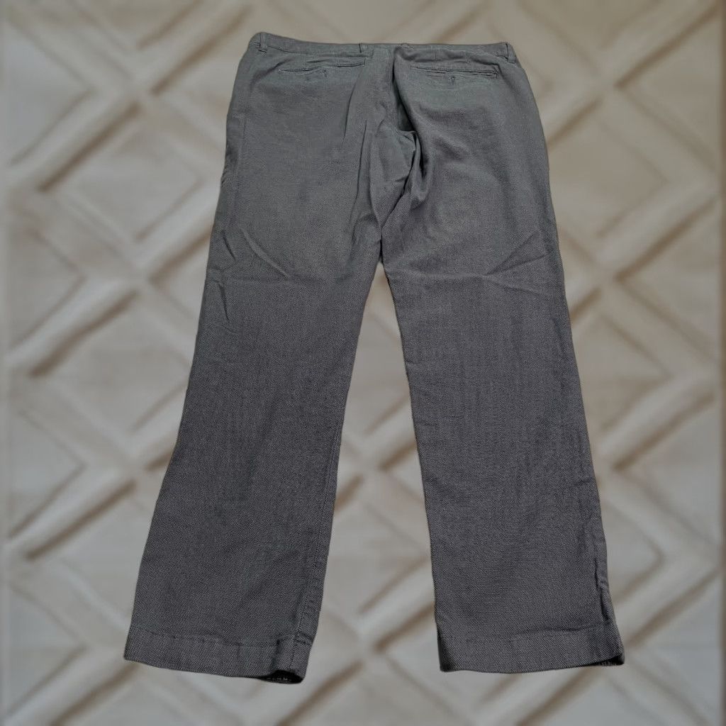 Ted Baker Ted Baker Dress Pants Mens 38x31 Gray Solid Straight Leg Cotton Size US 38 / EU 54 - 1 Thumbnail
