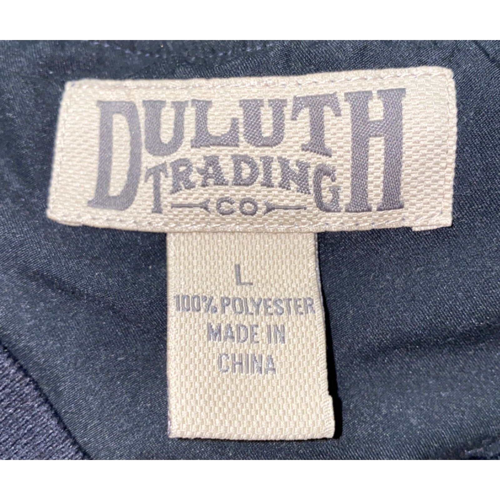 CO Duluth Mens Black Polyester V-Neck Golf Jacket Size L Size US L / EU 52-54 / 3 - 5 Thumbnail