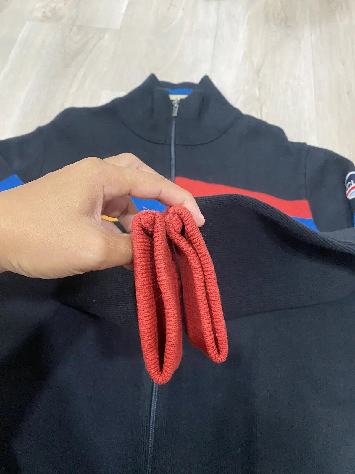 FCUK × French Connection × Vintage fcuk sweatshirt knitting stripe multicolour block style Size US M / EU 48-50 / 2 - 7 Thumbnail