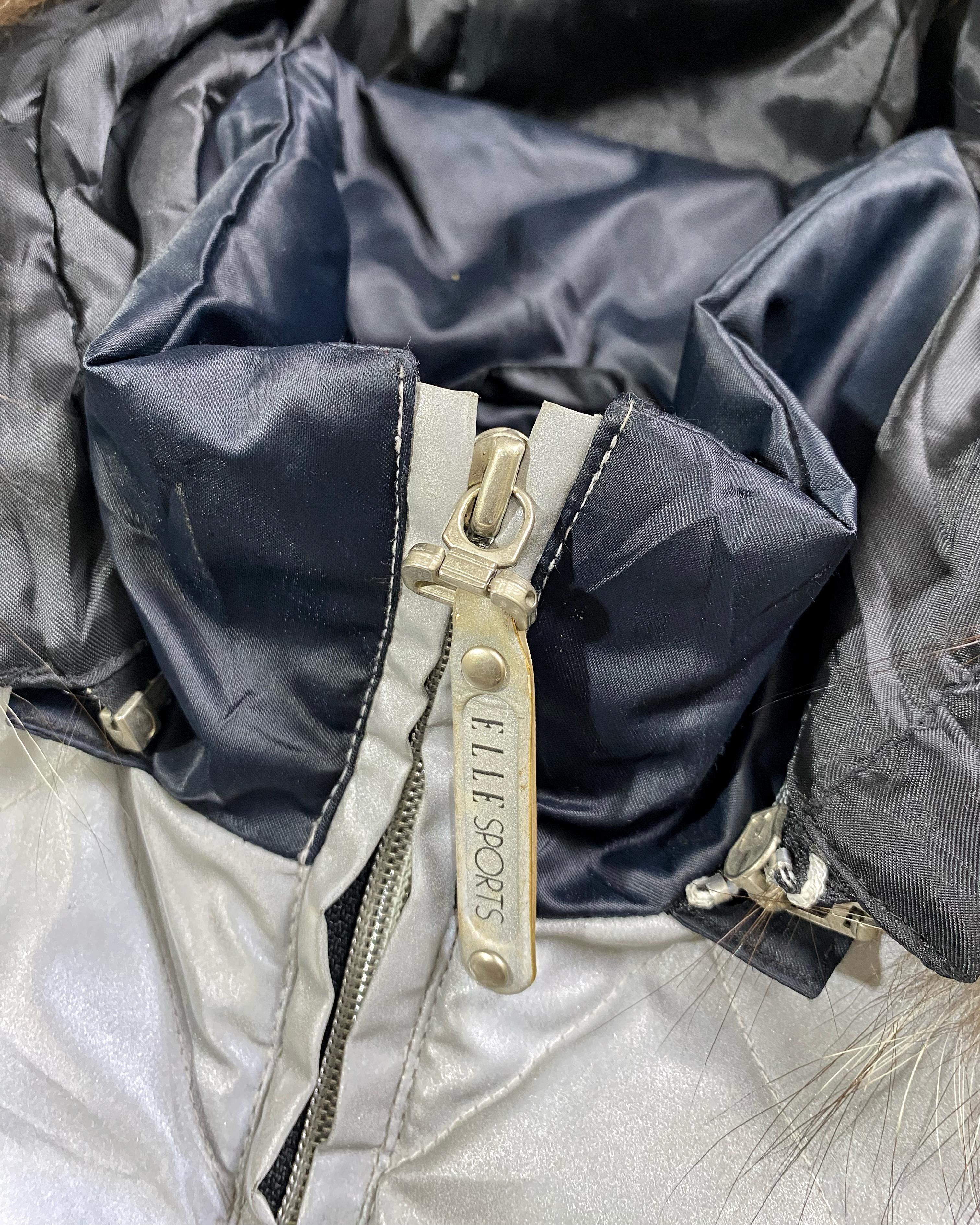 Japanese Brand 2000s Elle Quilted Reflective Fur Hodded y2k Lgb Ifsix Size US M / EU 48-50 / 2 - 7 Thumbnail