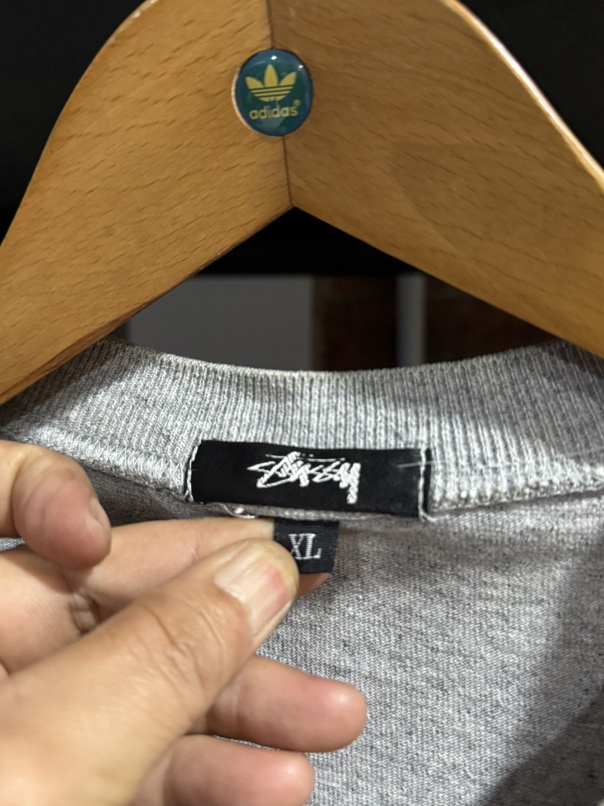 Stussy Vintage 80s Stussy Tom Tom Pocket Embroidery Logo Faded Tee Size US XXL / EU 58 / 5 - 4 Thumbnail