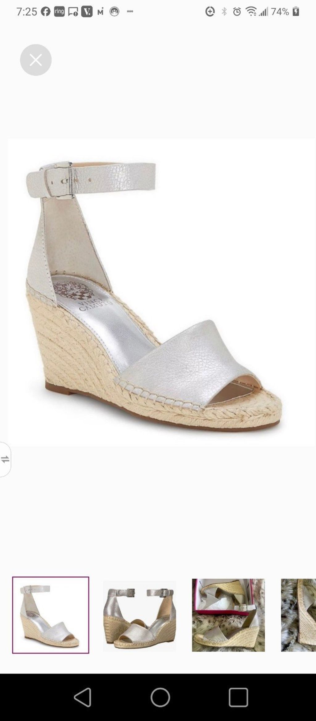 Vince Camuto Vince Camuto Leera Wedges Size 8M Size US 8 / IT 38 - 6 Thumbnail