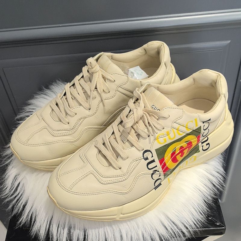 Gucci Gucci Rhyton Classic Thick Sole Dad Sneakers 0079 Size US 9.5 / EU 42-43 - 1 Thumbnail