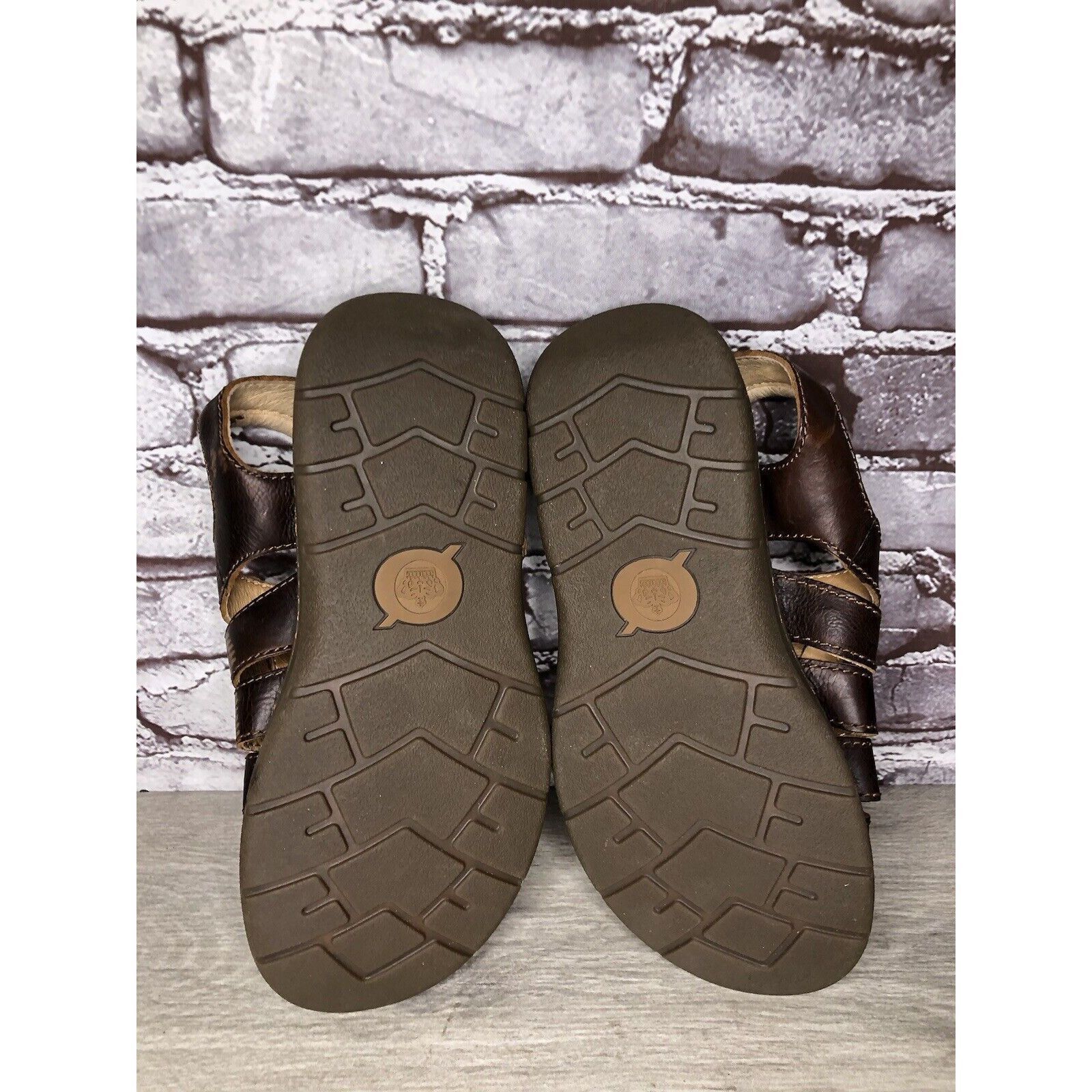 Born Born Brown Leather Fisherman Casual Adjustable Strap Sandals Size US 8 / EU 41 - 13 Thumbnail