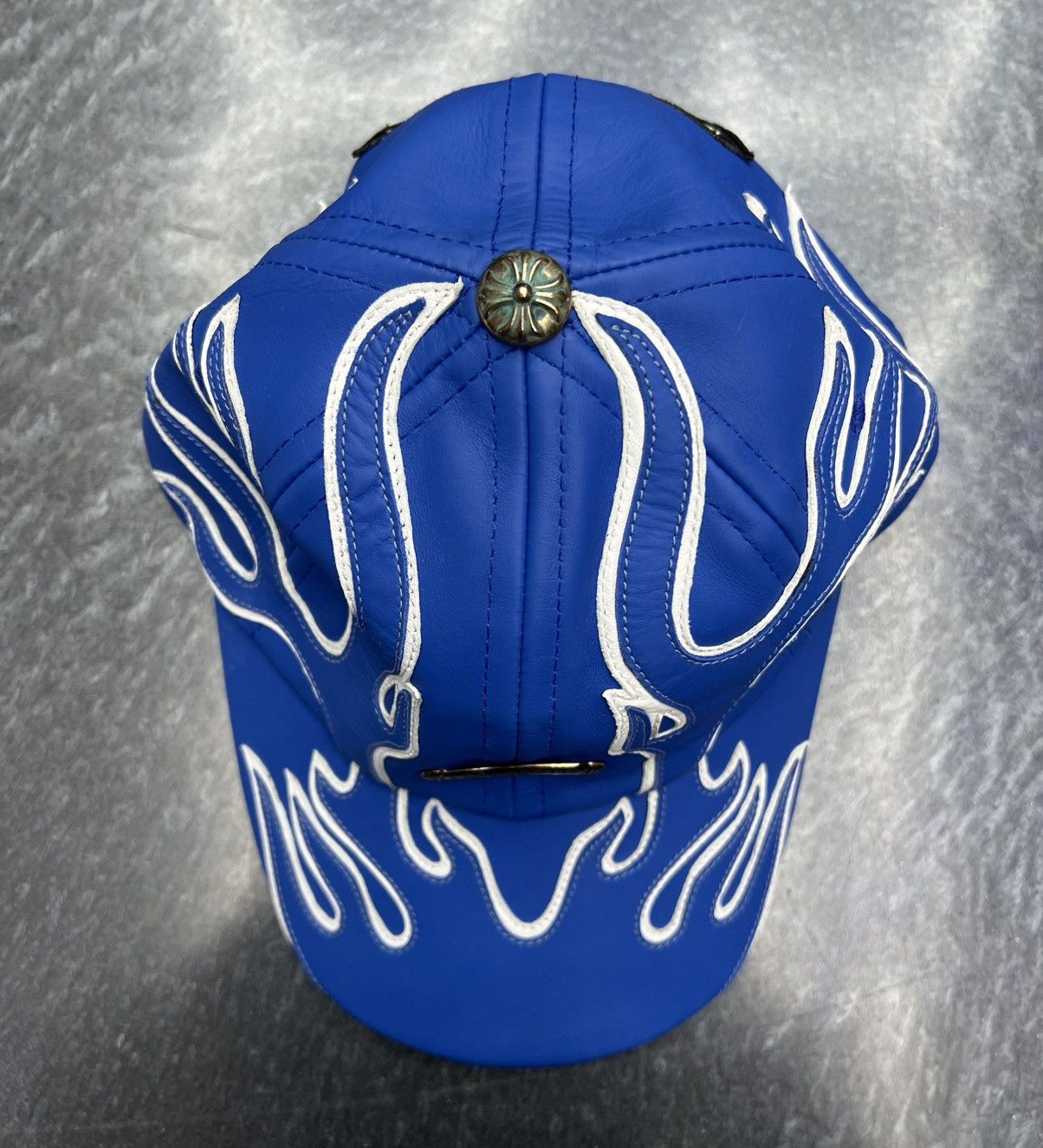 Chrome Hearts Chrome Hearts Leather Flame Hat Size ONE SIZE - 4 Thumbnail