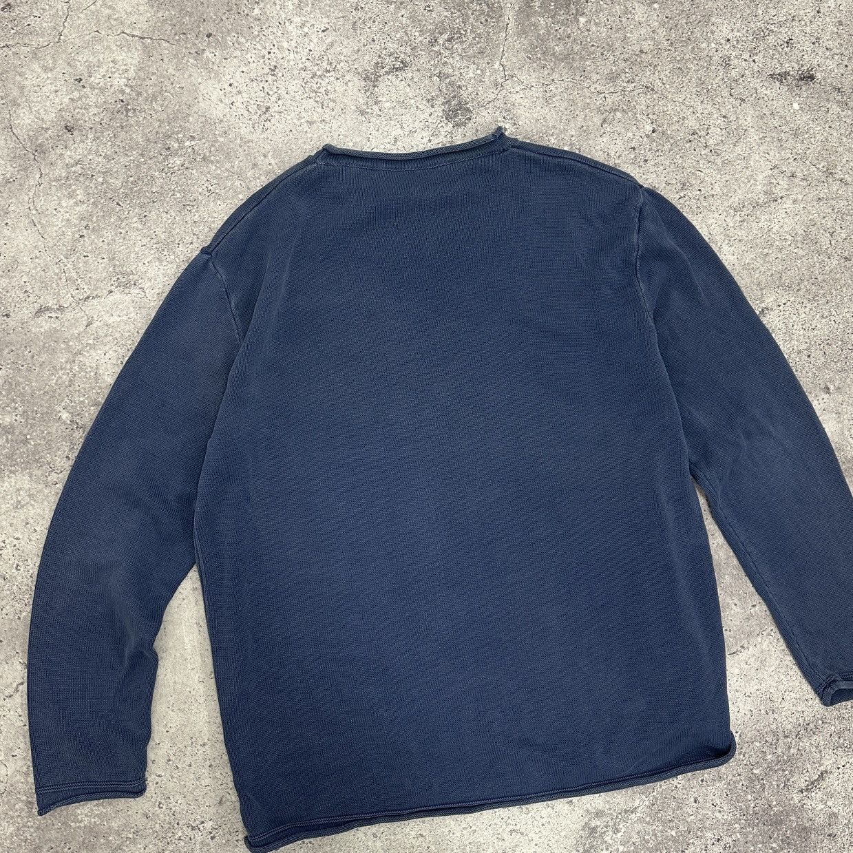 Moschino Vintage 90s Moschino Washed Faded knitted sweater y2k hype Size US XL / EU 56 / 4 - 5 Thumbnail